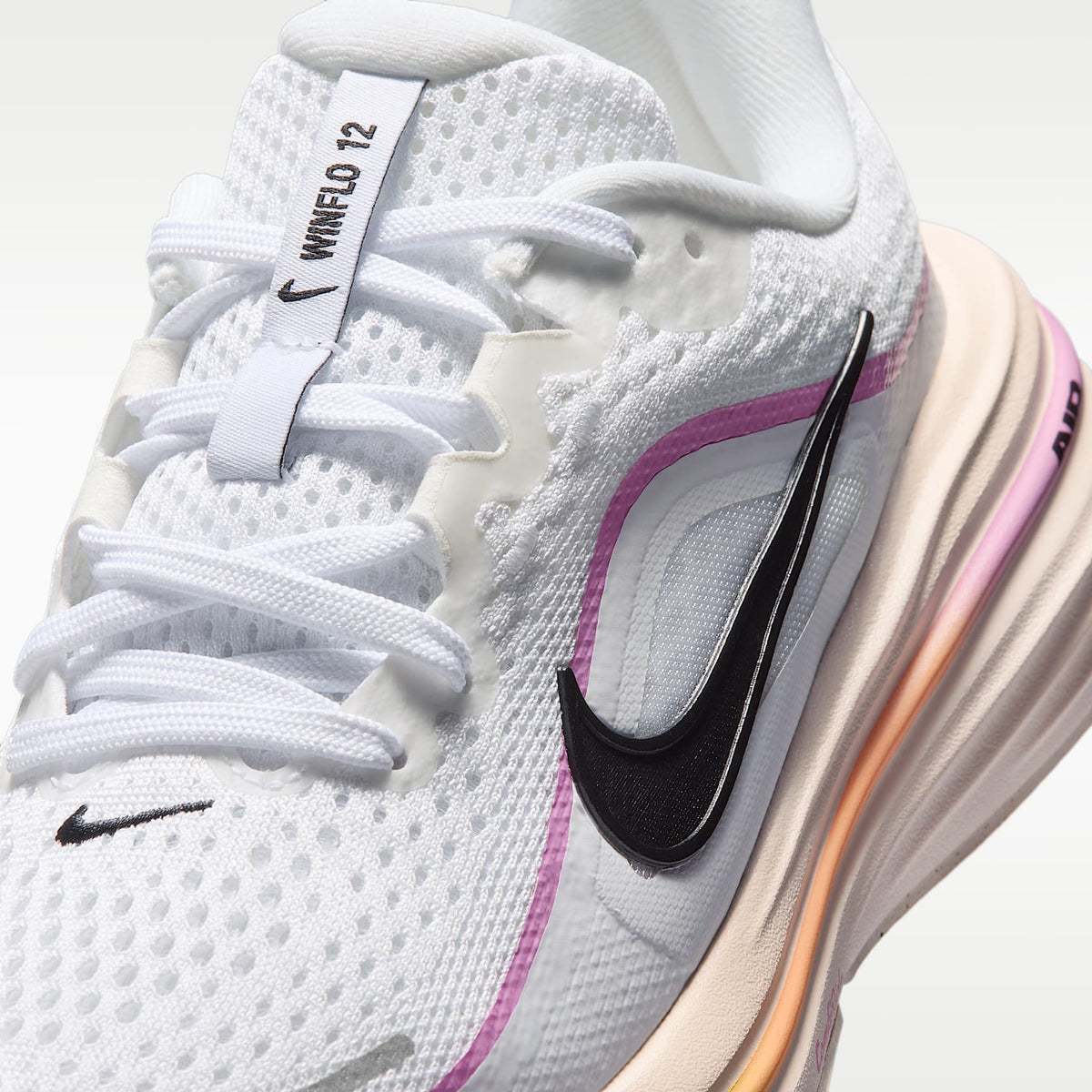 Nike Winflo 12 – Blanco/Magenta claro/Tiza/Negro – vista 7
