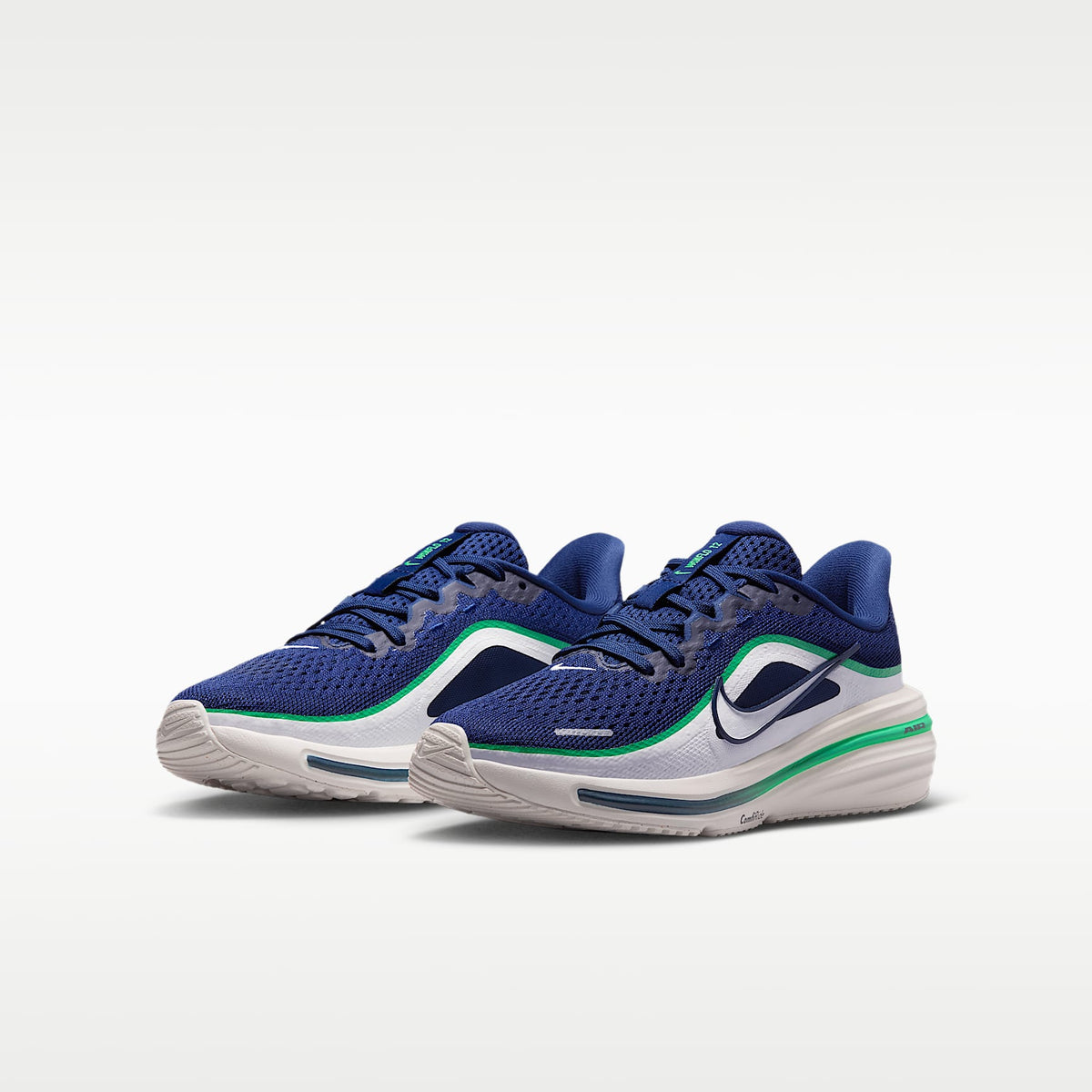 Nike Winflo 12 – Azul marino medianoche/Verde chispa/Blanco cumbre – vista 5