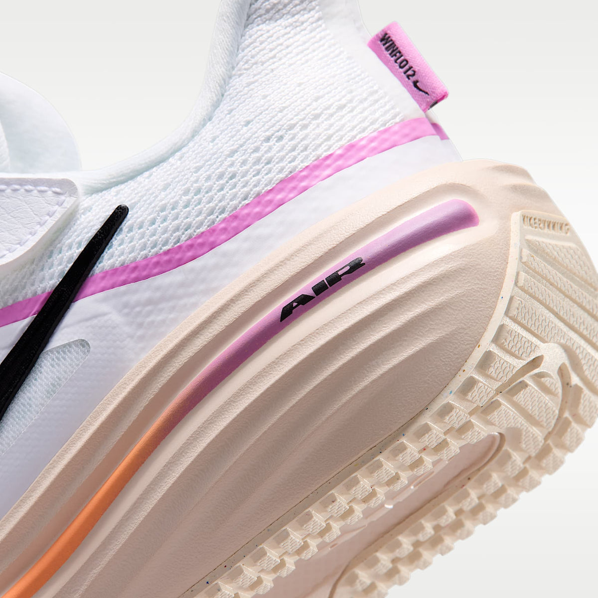 Nike Winflo 12 – Blanco/Magenta claro/Tiza/Negro – vista 8