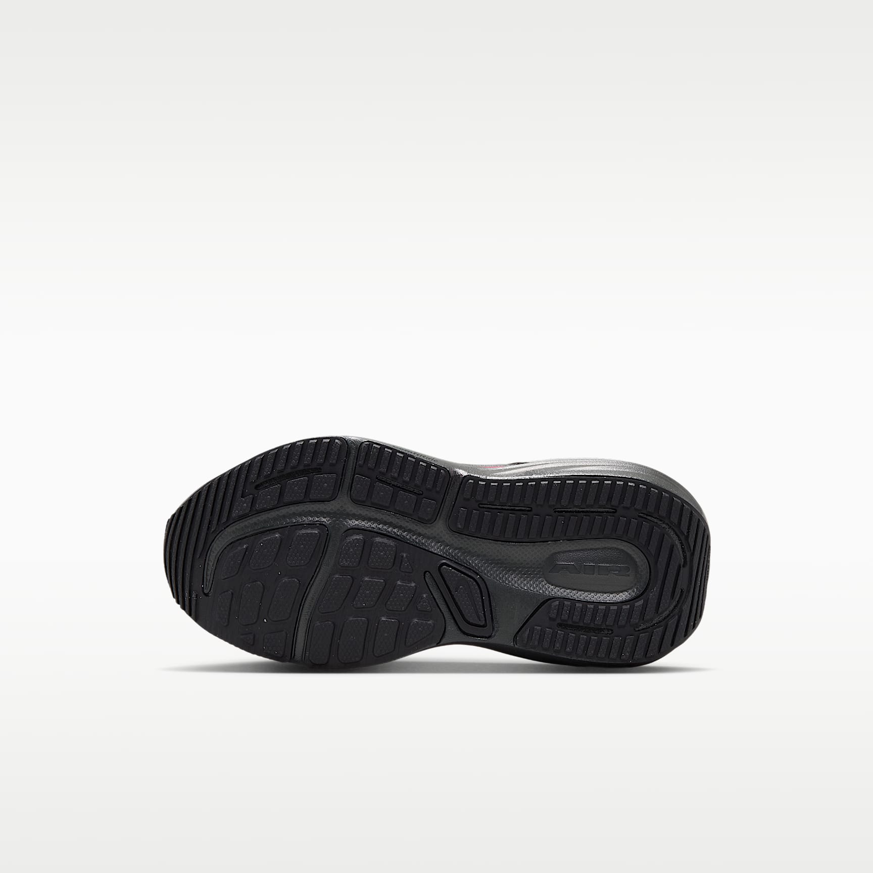 Nike Winflo 12 – Negro/Rojo órbita/Gris humo oscuro/Negro – vista 2