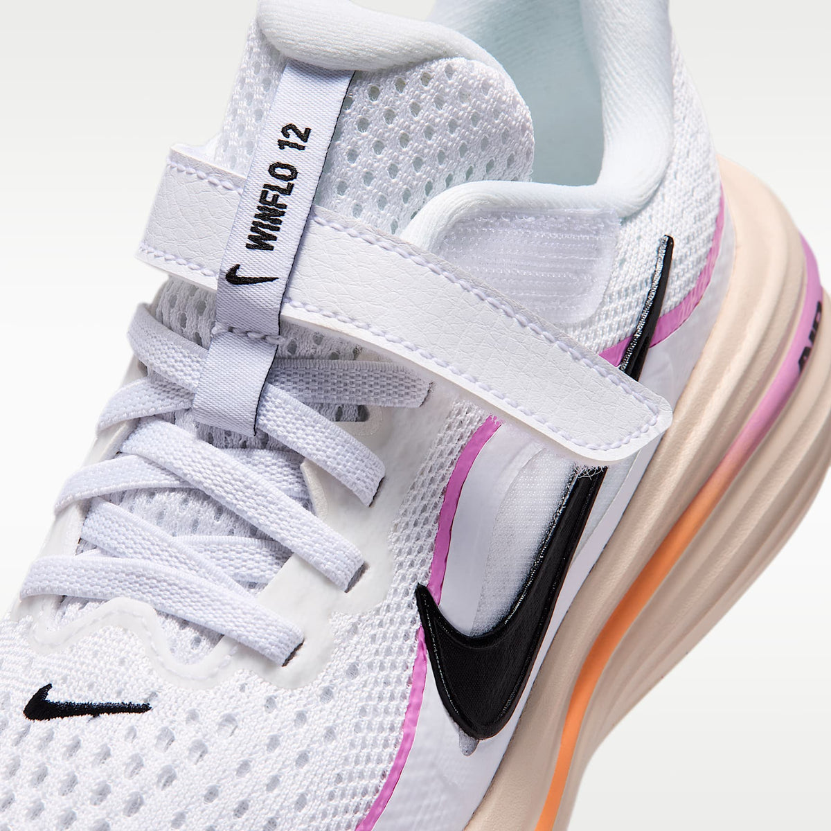 Nike Winflo 12 – Blanco/Magenta claro/Tiza/Negro – vista 7