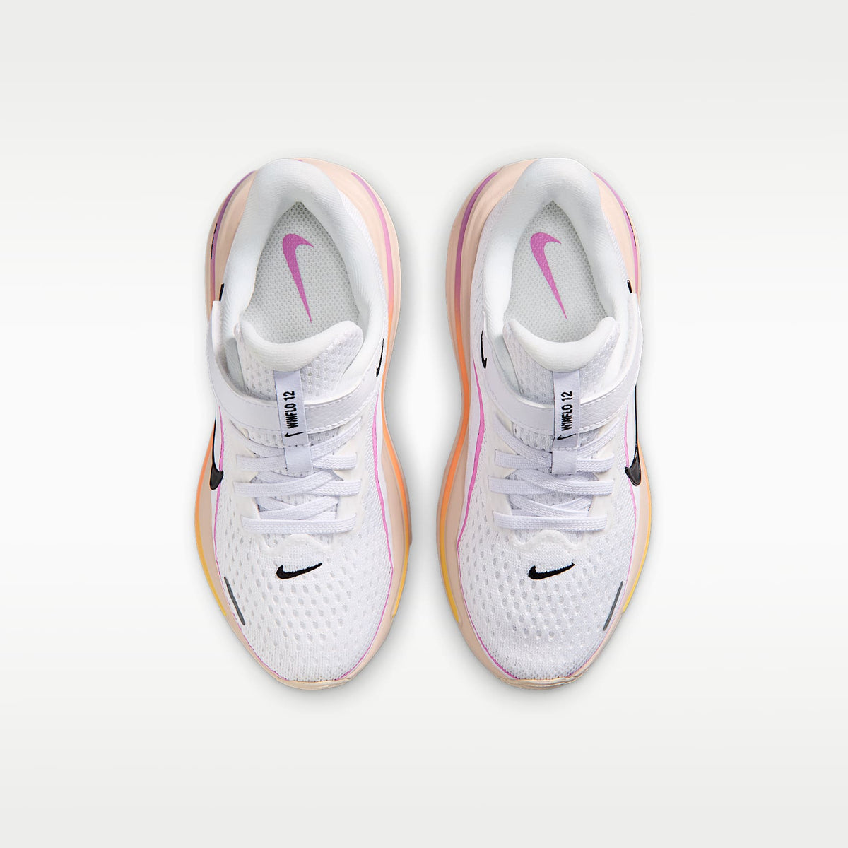 Nike Winflo 12 – Blanco/Magenta claro/Tiza/Negro – vista 4