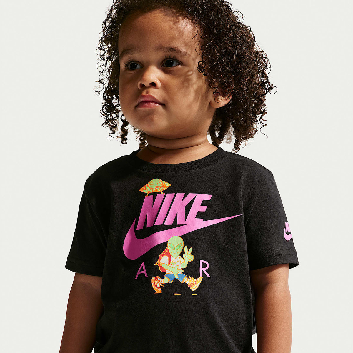 Playera Alien infantil Nike – Negro – vista 1