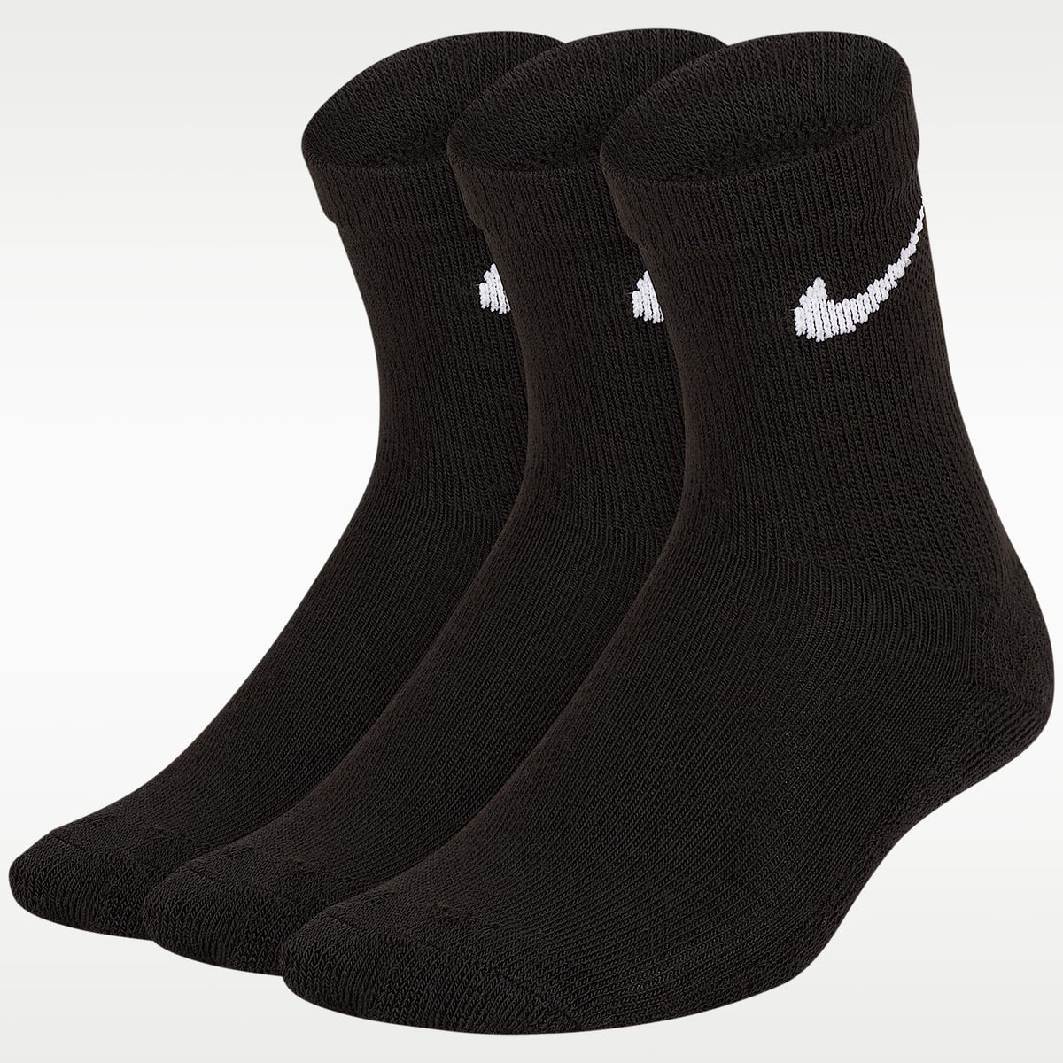 Calcetas para niños (3 pares) Nike Basics – Negro/Blanco – vista 1