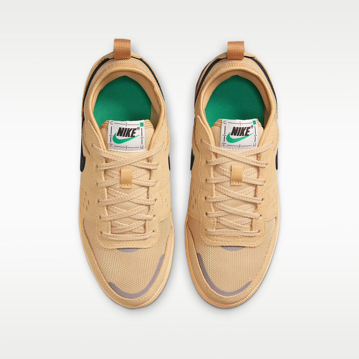 Nike C1TY "Brownstone" – Lino/Sésamo/Verde estadio/Negro – vista 4