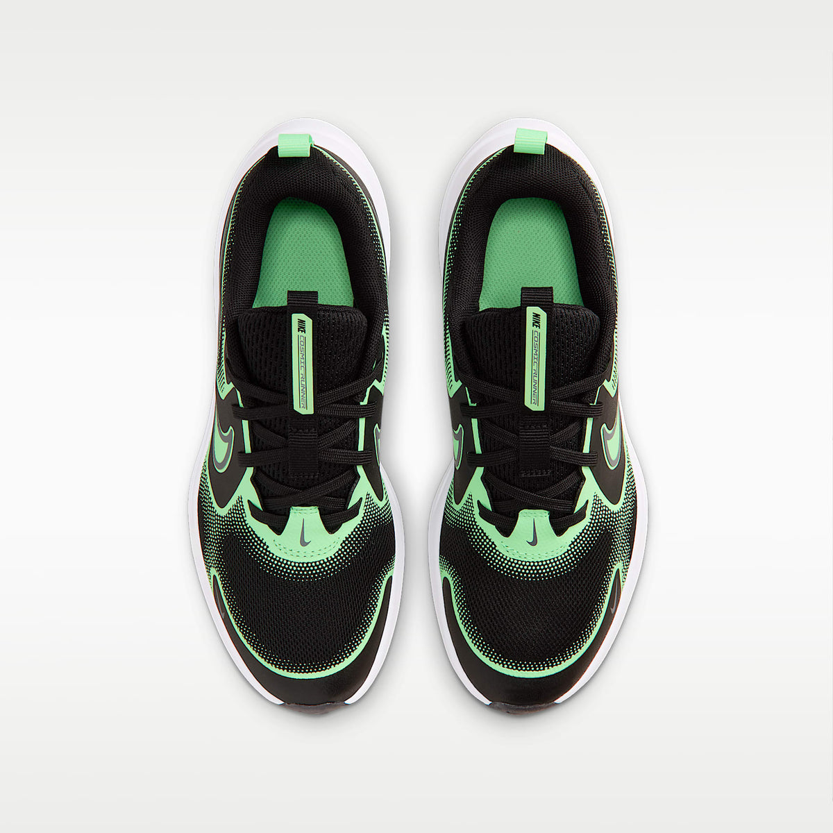 Nike Cosmic Runner – Negro/Verde ilusión/Gris azulado – vista 4