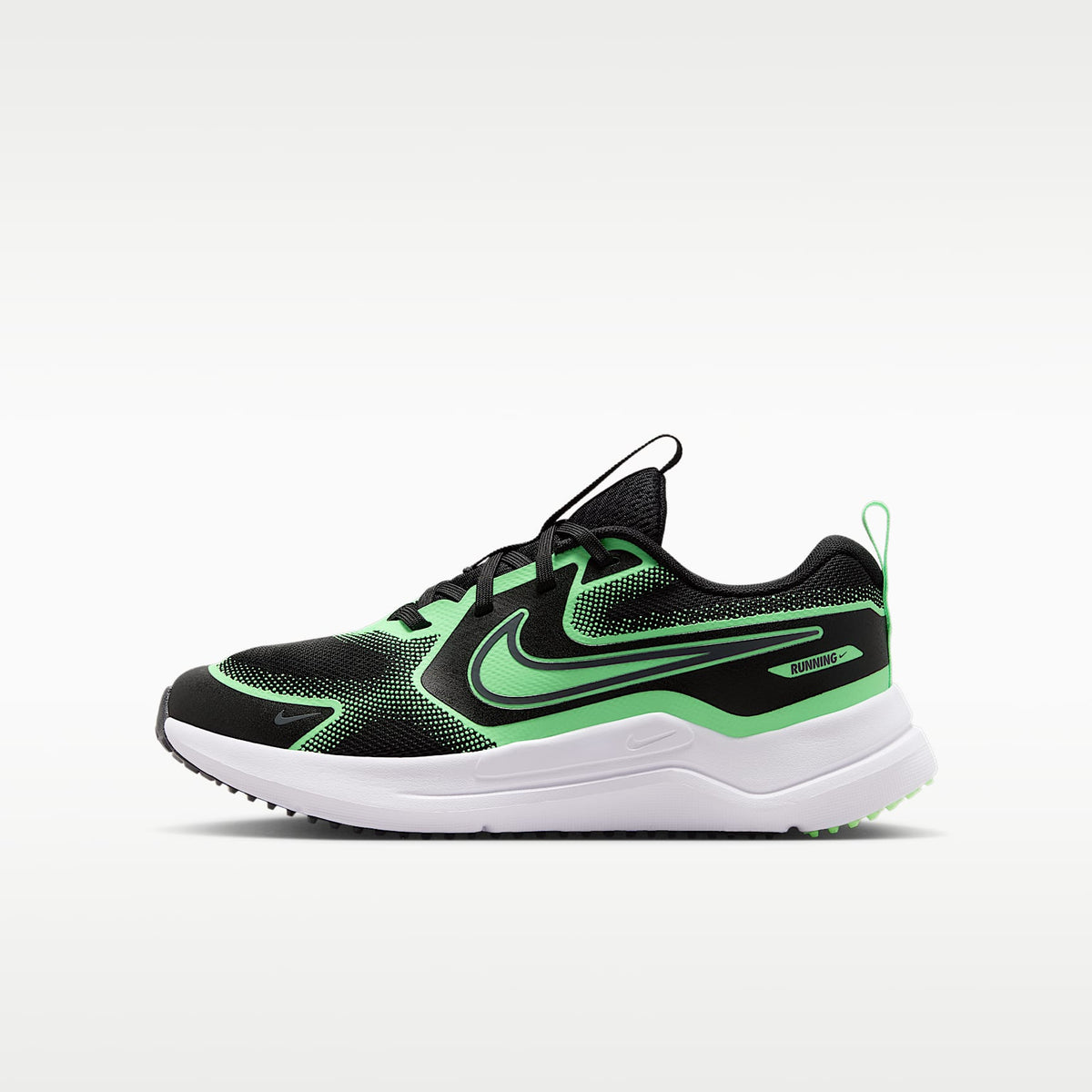 Nike Cosmic Runner – Negro/Verde ilusión/Gris azulado – vista 1