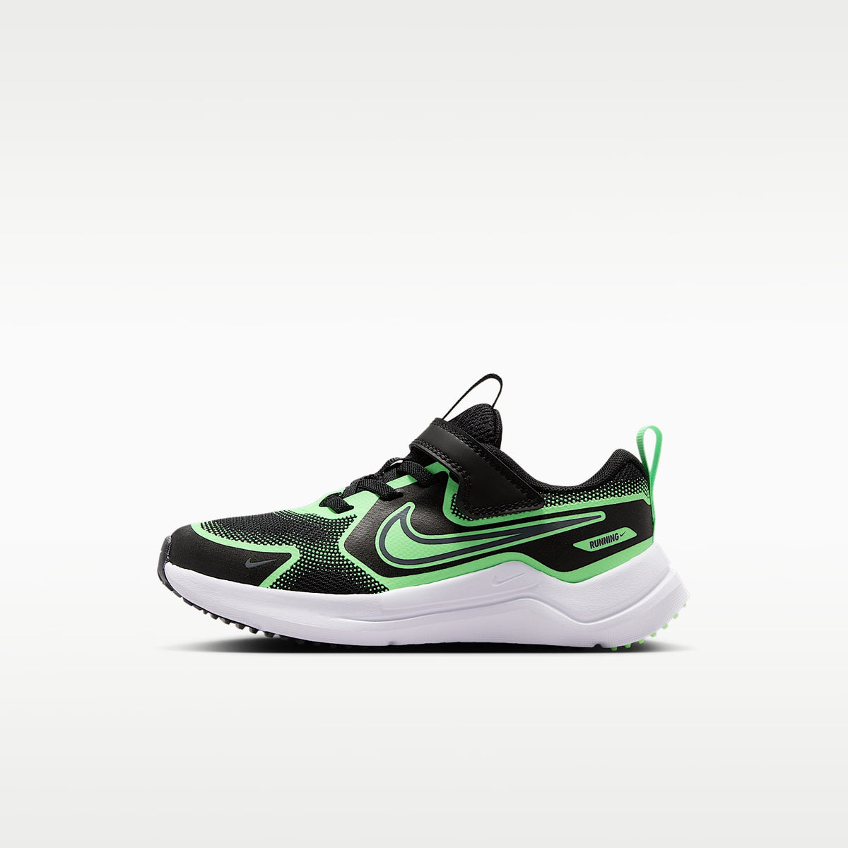 Nike Cosmic Runner – Negro/Verde ilusión/Gris azulado – vista 1