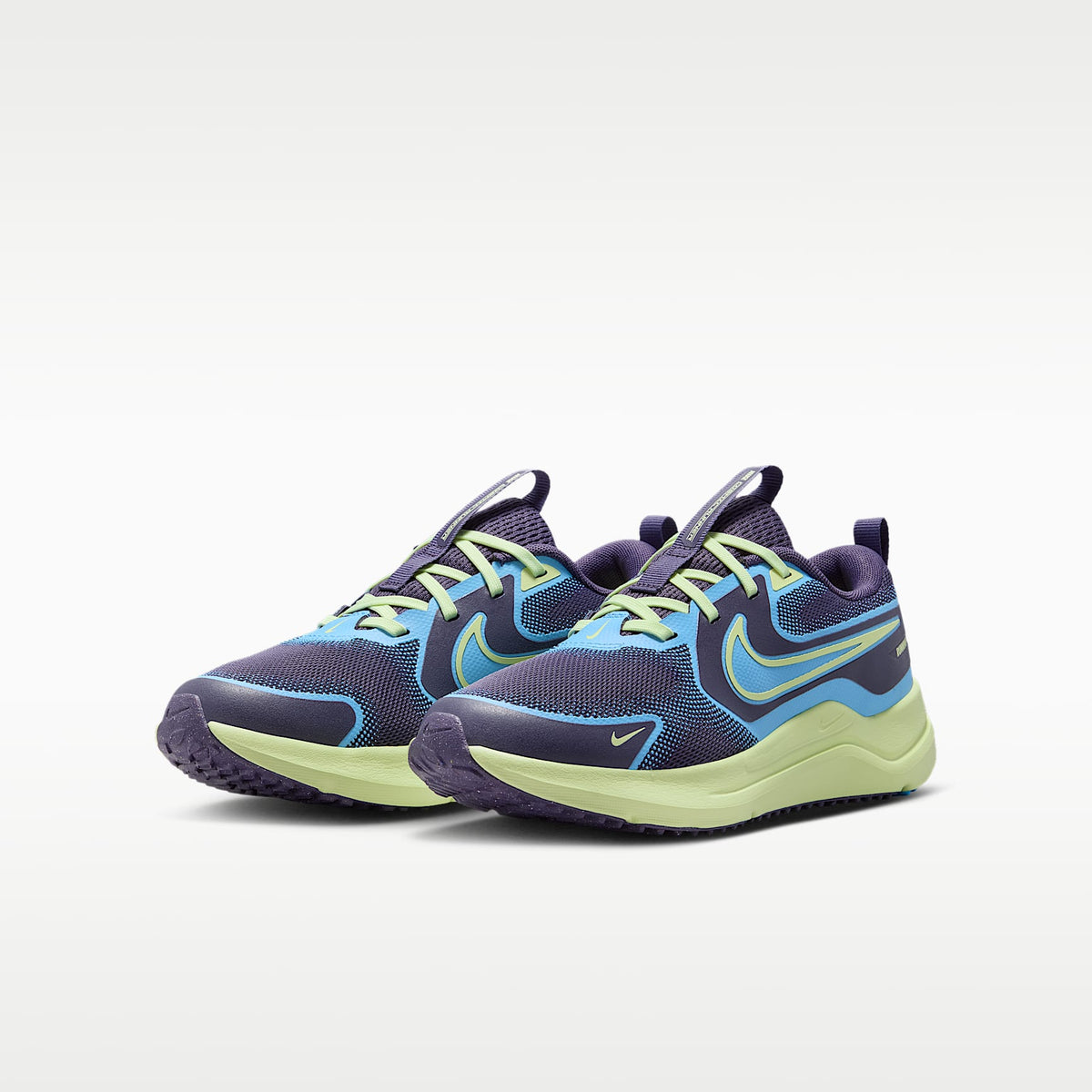 Nike Cosmic Runner – Pasa oscuro/Lima líquida claro/Blanco/Azul universitario – vista 5