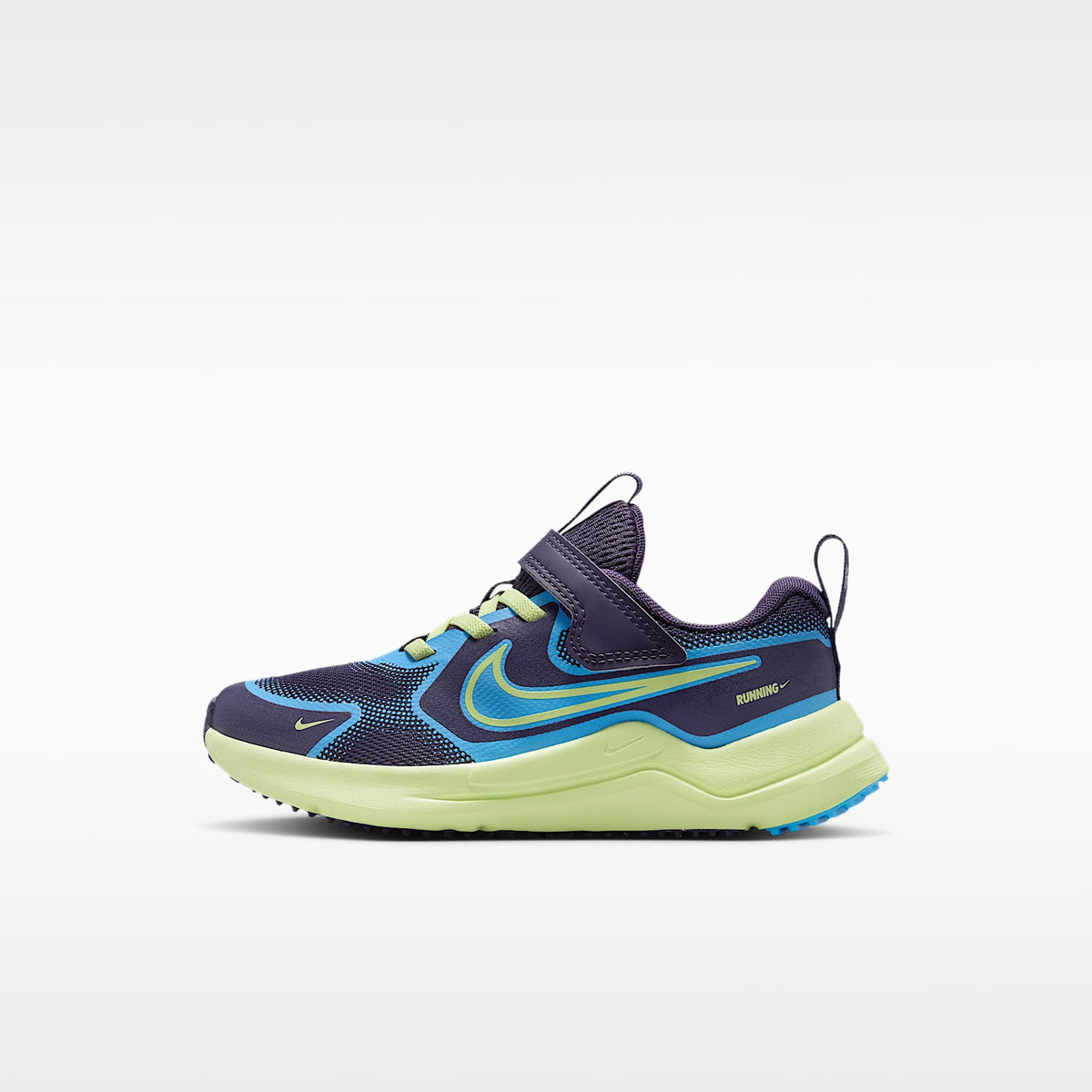 Nike Cosmic Runner – Pasa oscuro/Azul universitario/Blanco/Lima líquida claro – vista 1