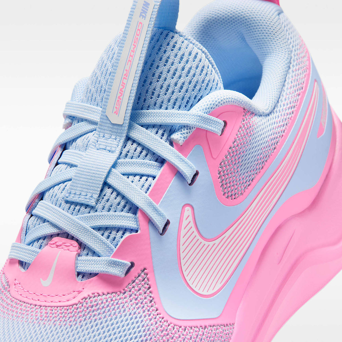 Nike Cosmic Runner – Azul hidrógeno/Rosa resplandor/Blanco – vista 7