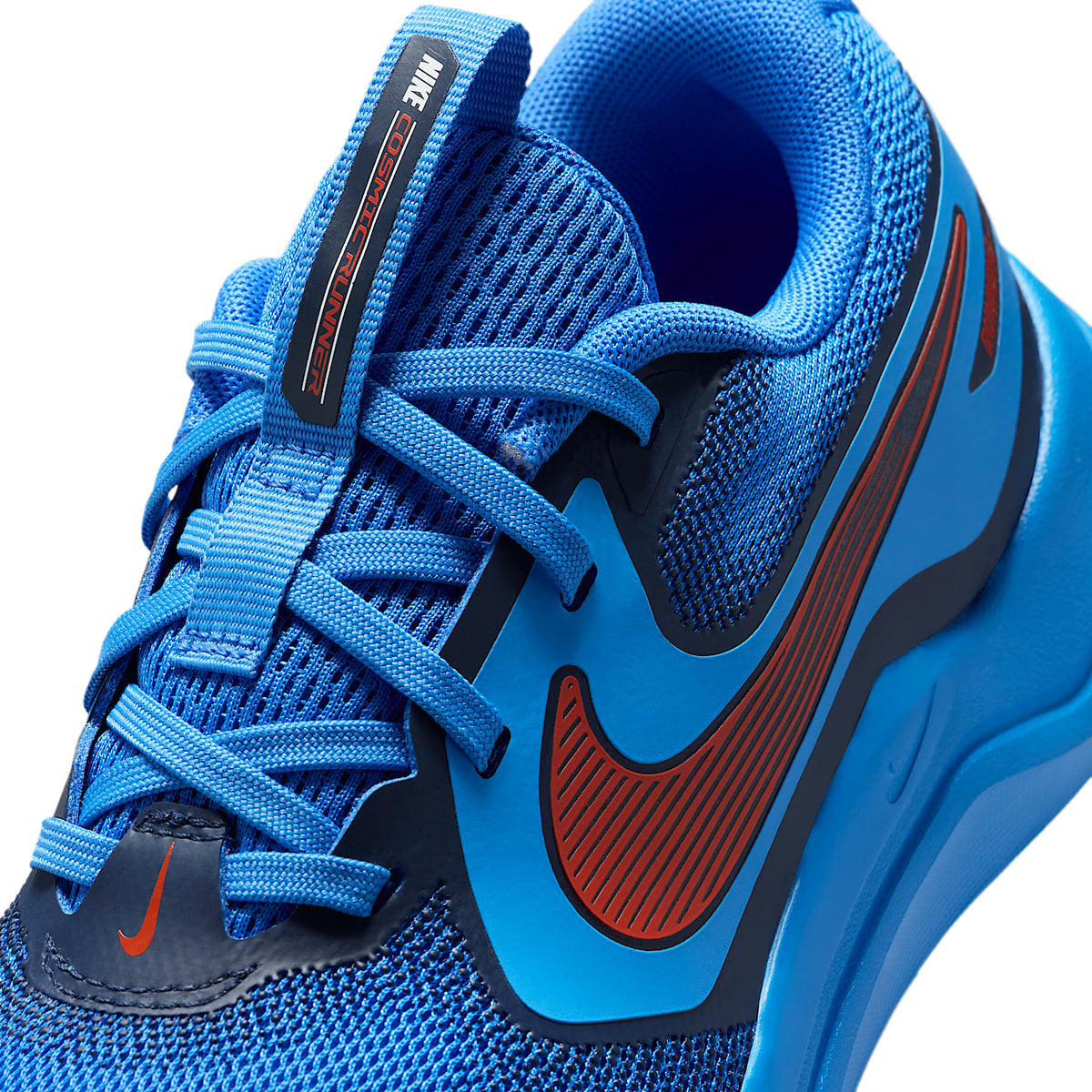 Nike Cosmic Runner – Azul cristal/Azul marino medianoche/Rojo picante – vista 7