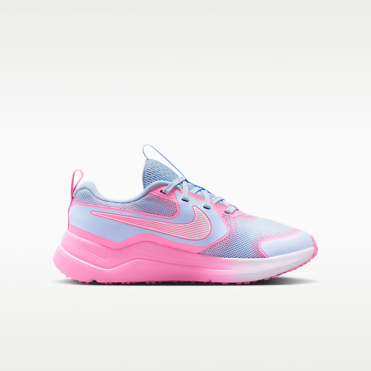 Nike Cosmic Runner – Azul hidrógeno/Rosa resplandor/Blanco – vista 3