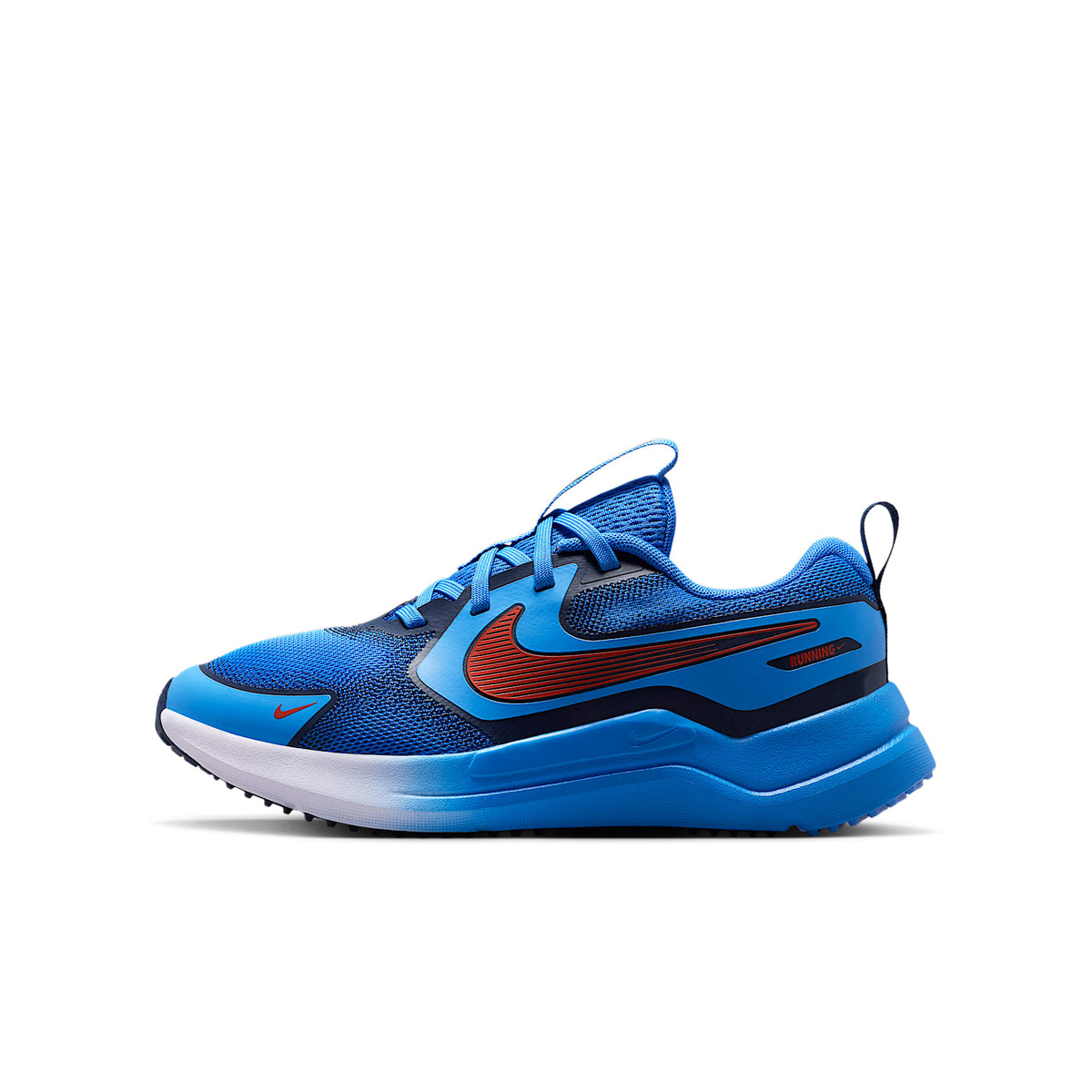 Nike Cosmic Runner – Azul cristal/Azul marino medianoche/Rojo picante – vista 1