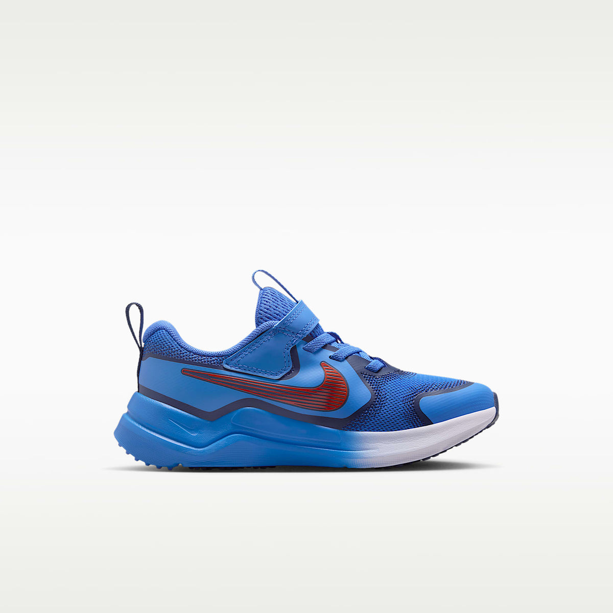Nike Cosmic Runner – Azul cristal/Azul marino medianoche/Rojo picante – vista 3