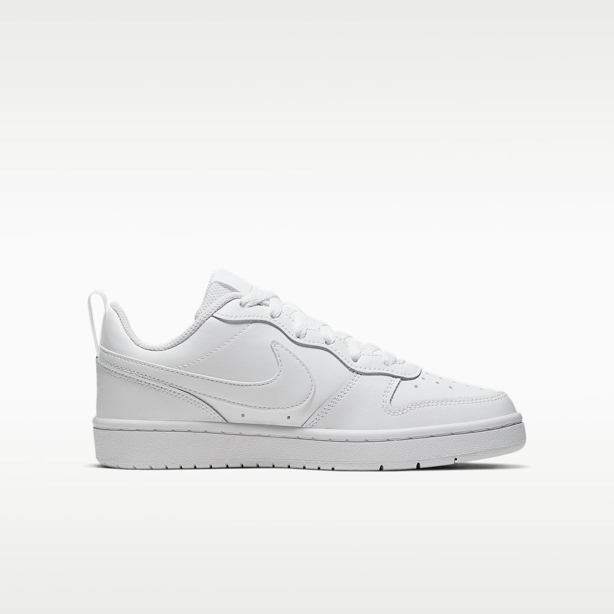 Nike Court Borough Low 2 – Blanco/Blanco/Blanco – vista 3