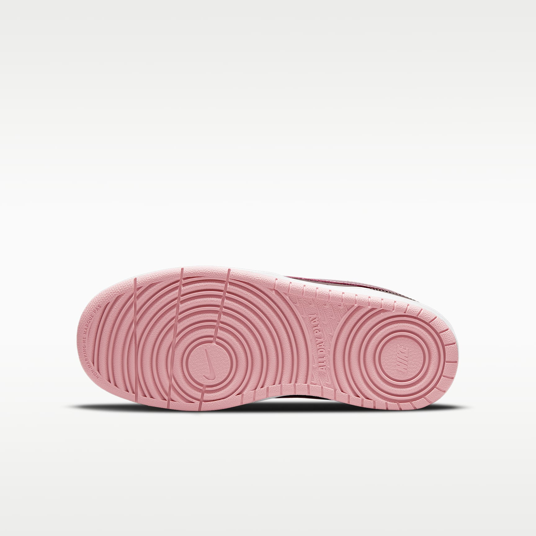 Nike Court Borough Low 2 – Violeta mineral/Tinte melón/Rosa vidrio – vista 2