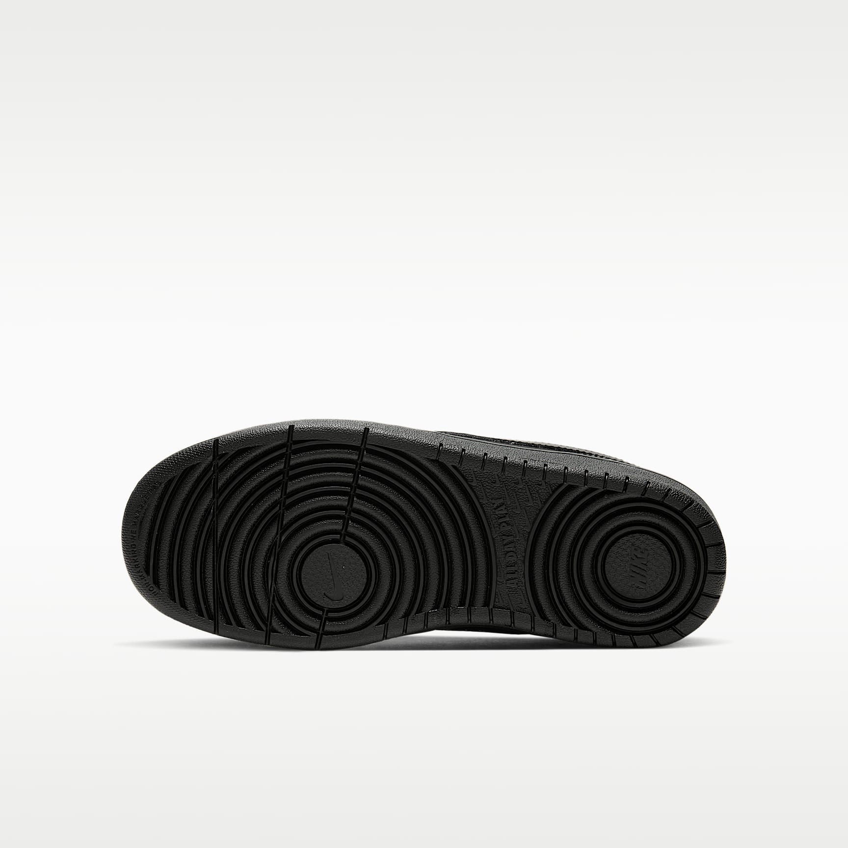 Nike Court Borough Low 2 – Negro/Negro/Negro – vista 2