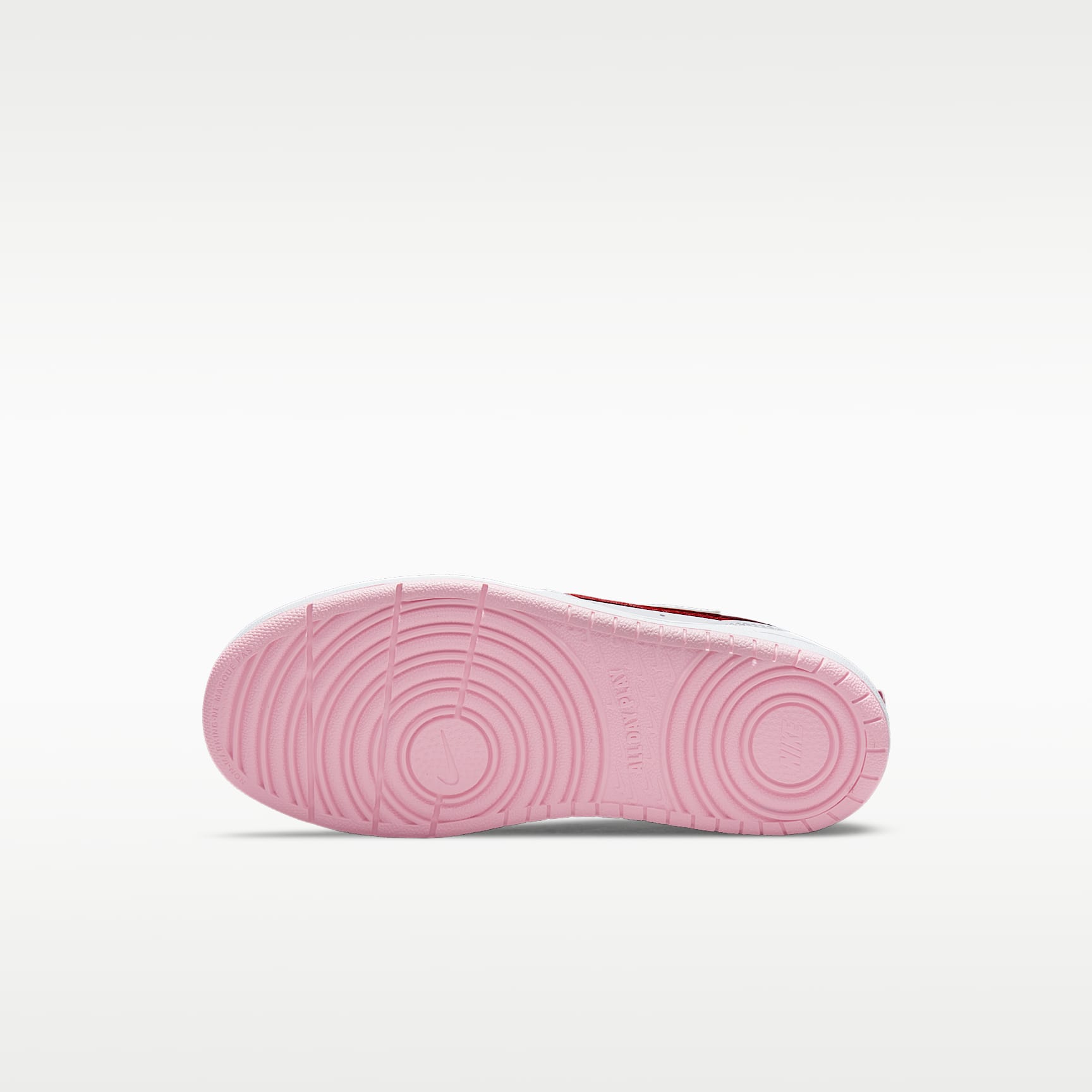 Nike Court Borough Low 2 – Blanco/Remolacha oscuro – vista 2