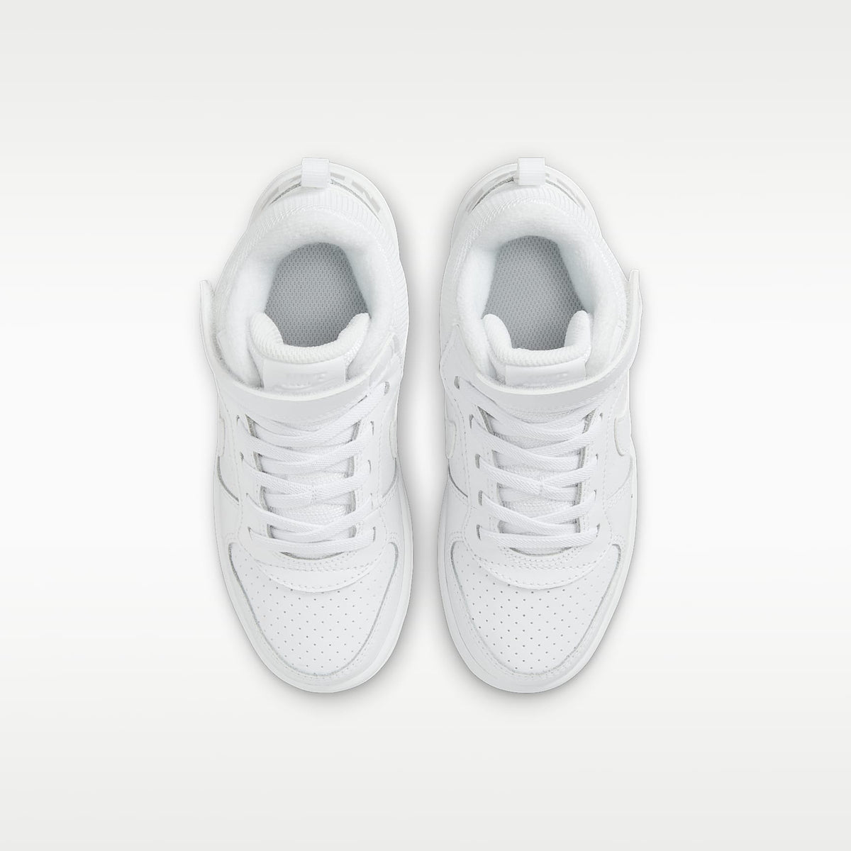 Nike Court Borough Mid – Blanco/Blanco – vista 4