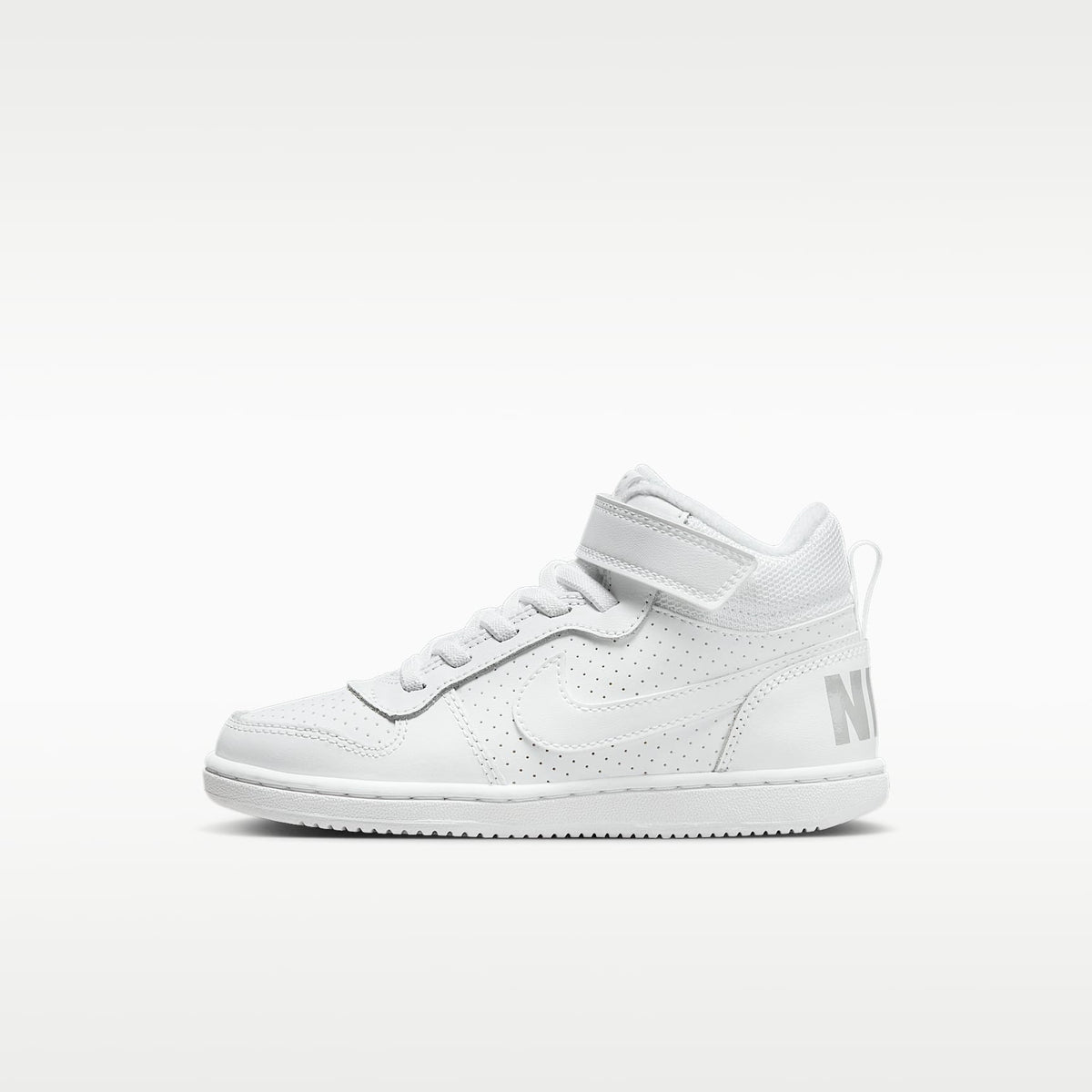 Nike Court Borough Mid – Blanco/Blanco – vista 1