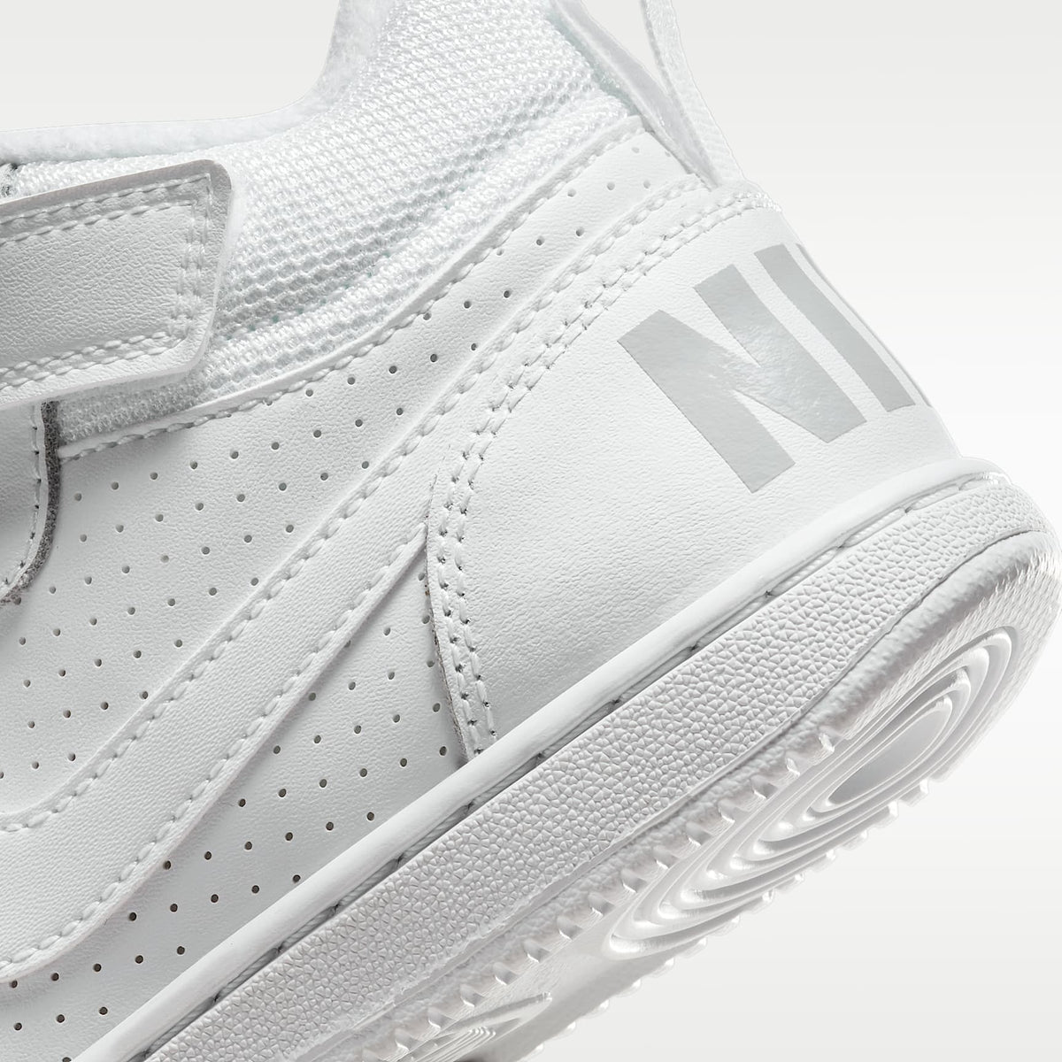Nike Court Borough Mid – Blanco/Blanco – vista 8
