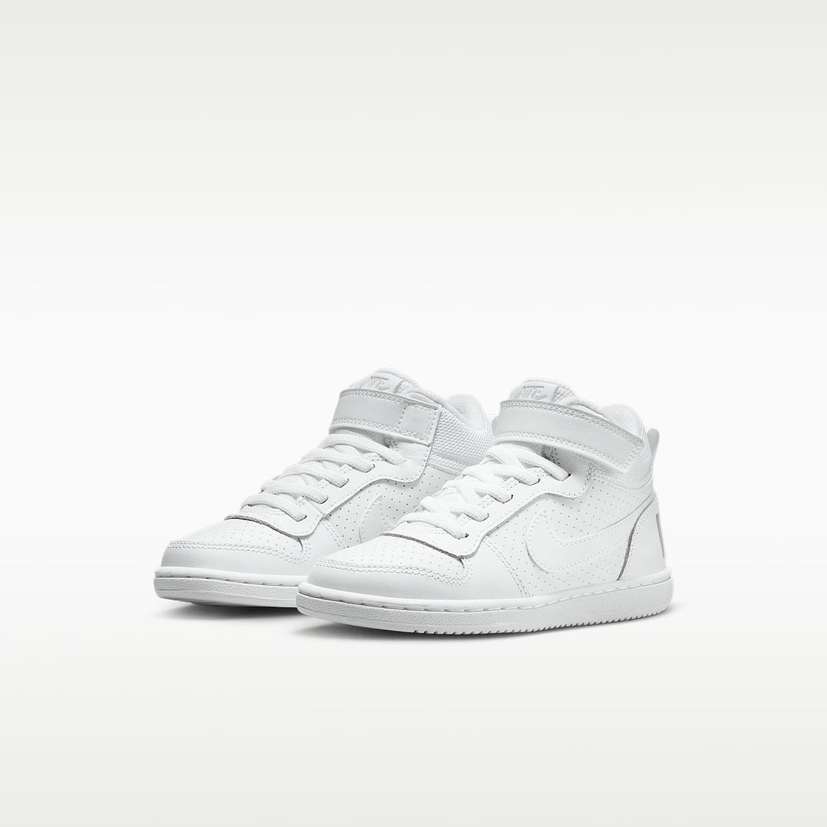 Nike Court Borough Mid – Blanco/Blanco – vista 5