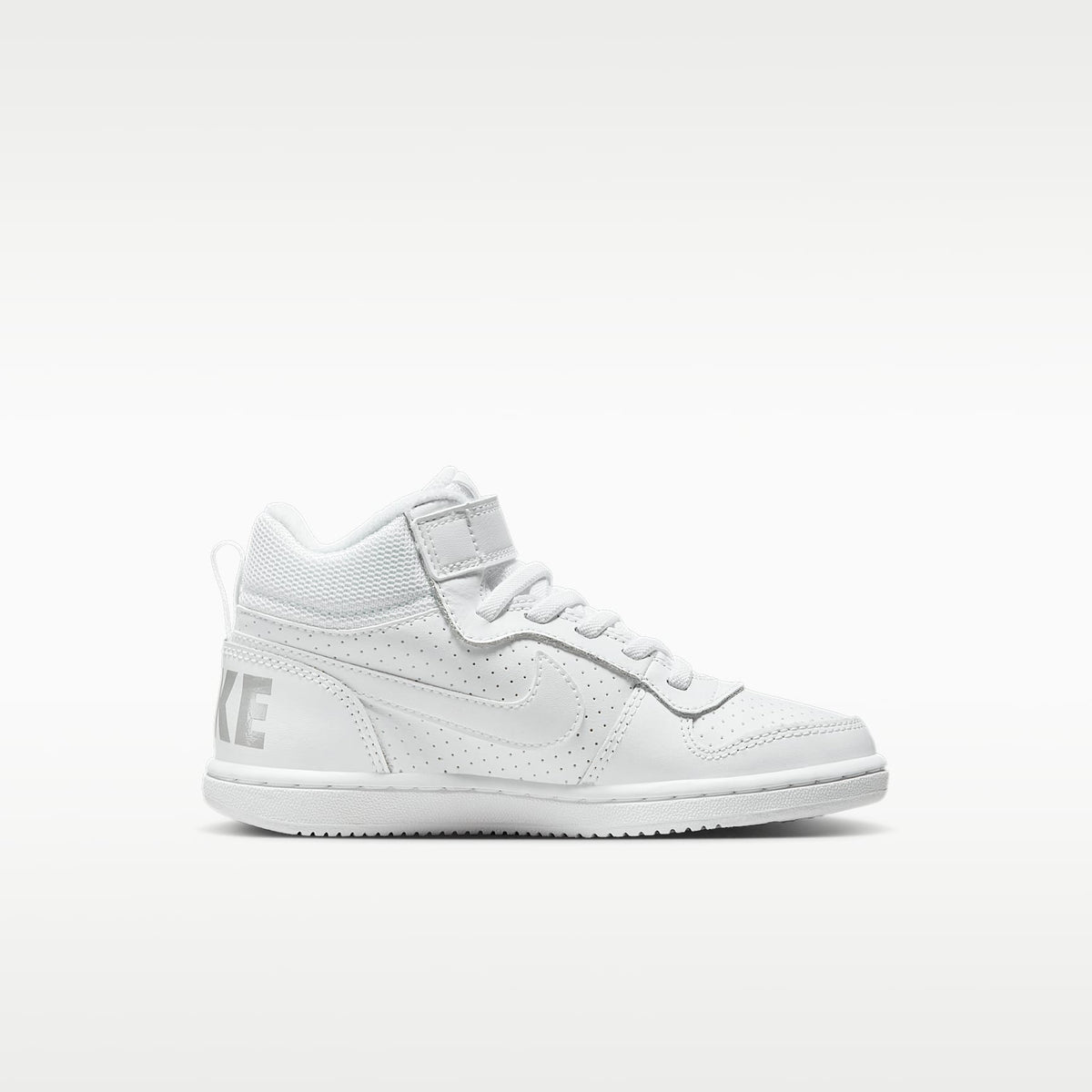 Nike Court Borough Mid – Blanco/Blanco – vista 3