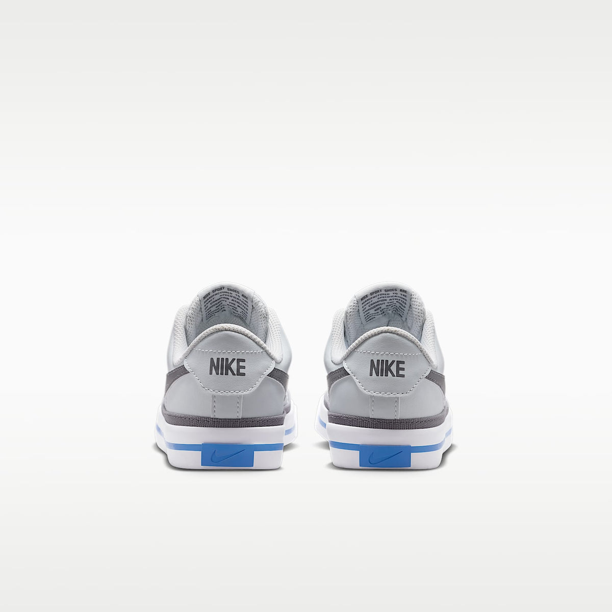 Nike Court Legacy – Blanco cáscara de huevo/Azul cristal/Blanco/Punta de Lápiz – vista 6