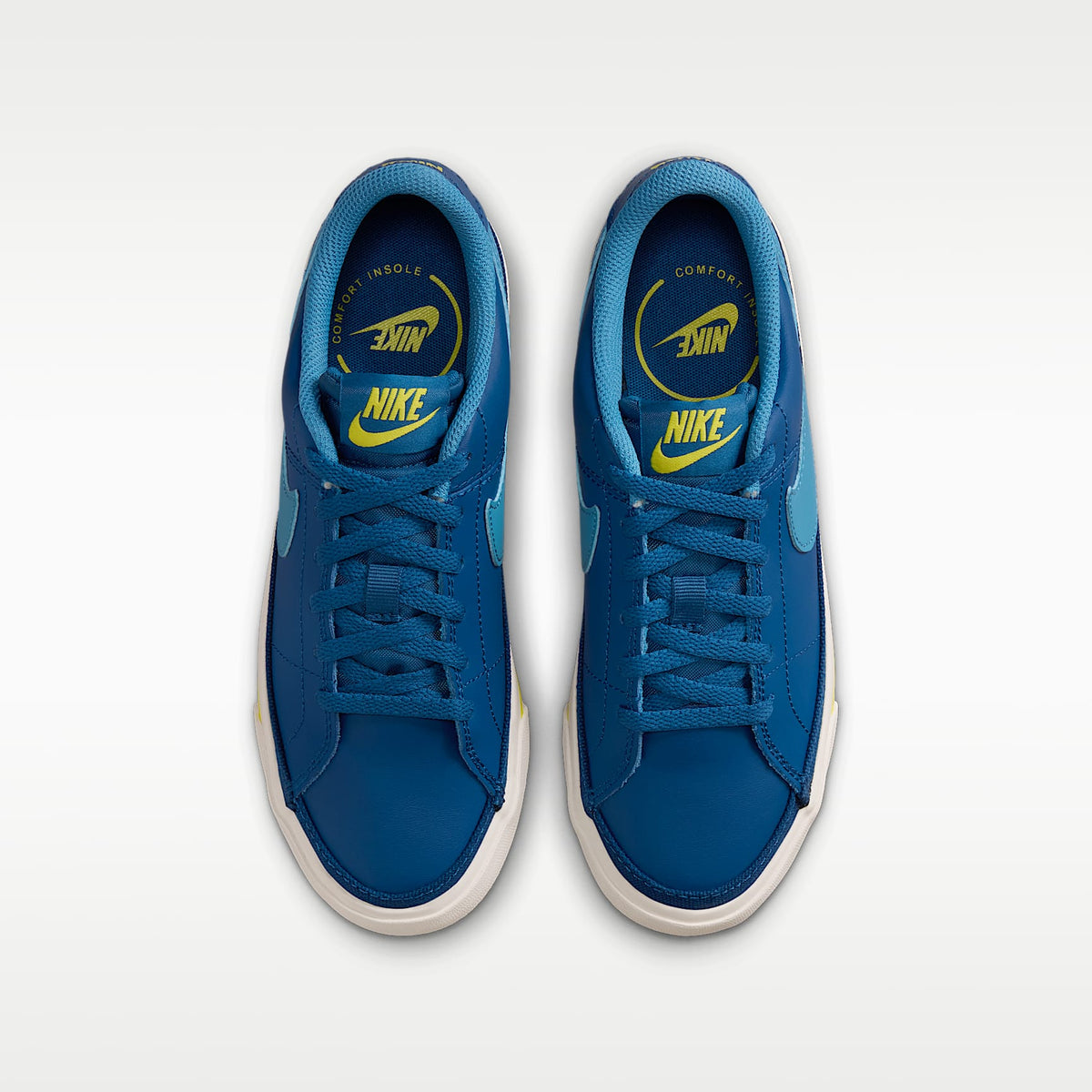 Nike Court Legacy – Azul cancha/Amarillo sónico/Fantasma/Azul holandés – vista 4