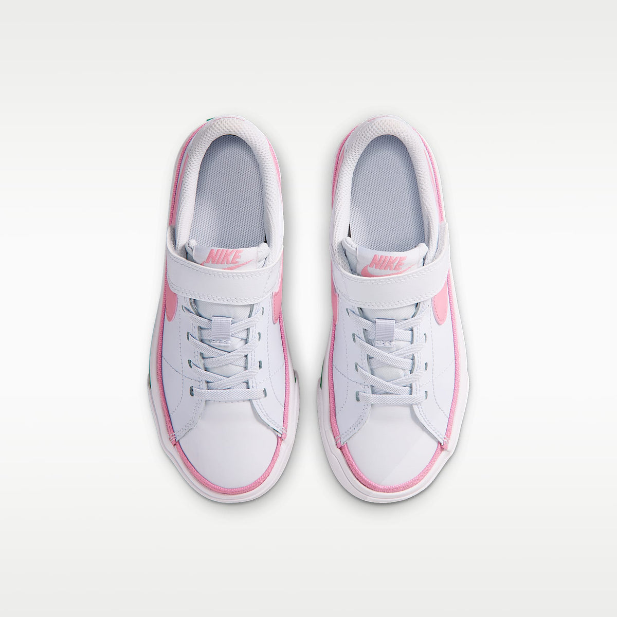 Nike Court Legacy – Gris fútbol/Blanco/Malaquita/Peonía – vista 4