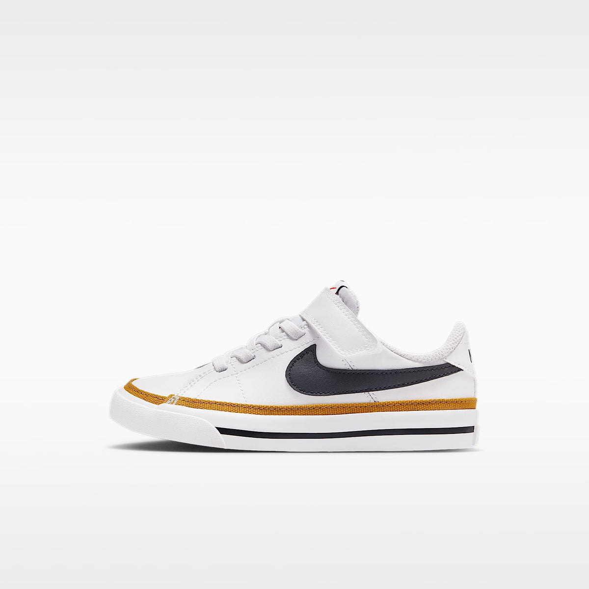 Nike Court Legacy – Blanco/Ocre desierto/Marrón claro goma/Negro – vista 1