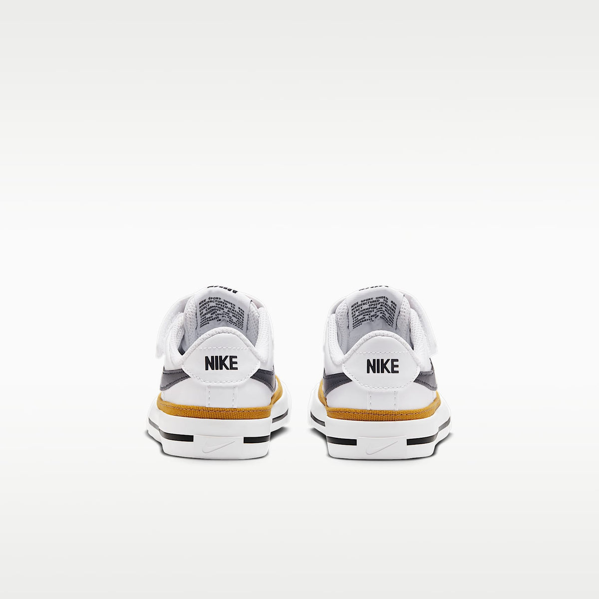 Nike Court Legacy – Blanco/Ocre desierto/Marrón claro goma/Negro – vista 6