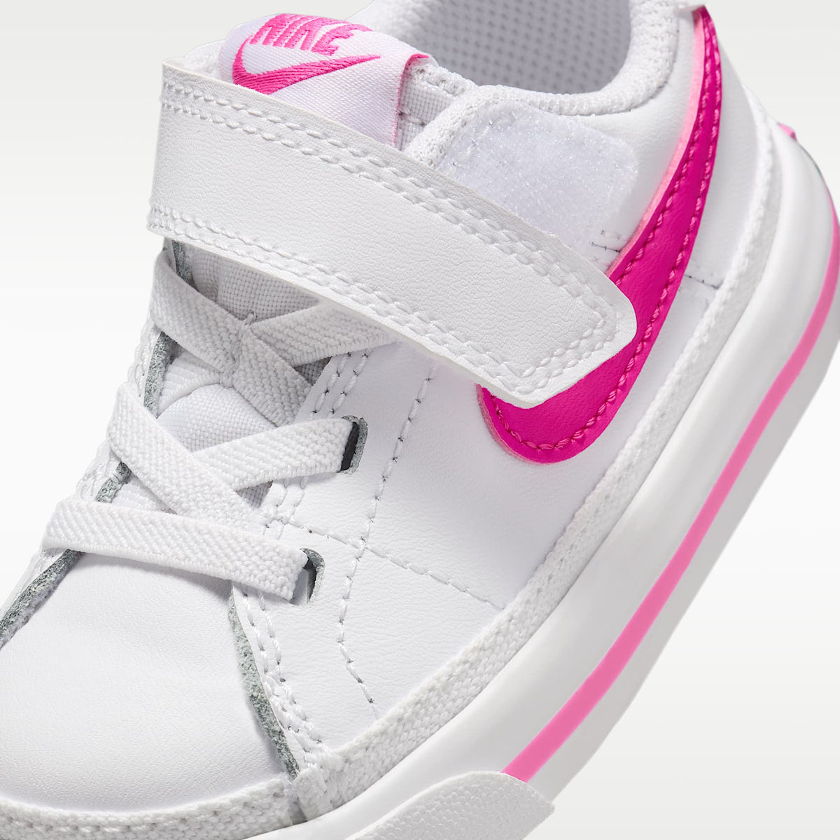 Nike Court Legacy – Blanco/Fucsia láser – vista 7