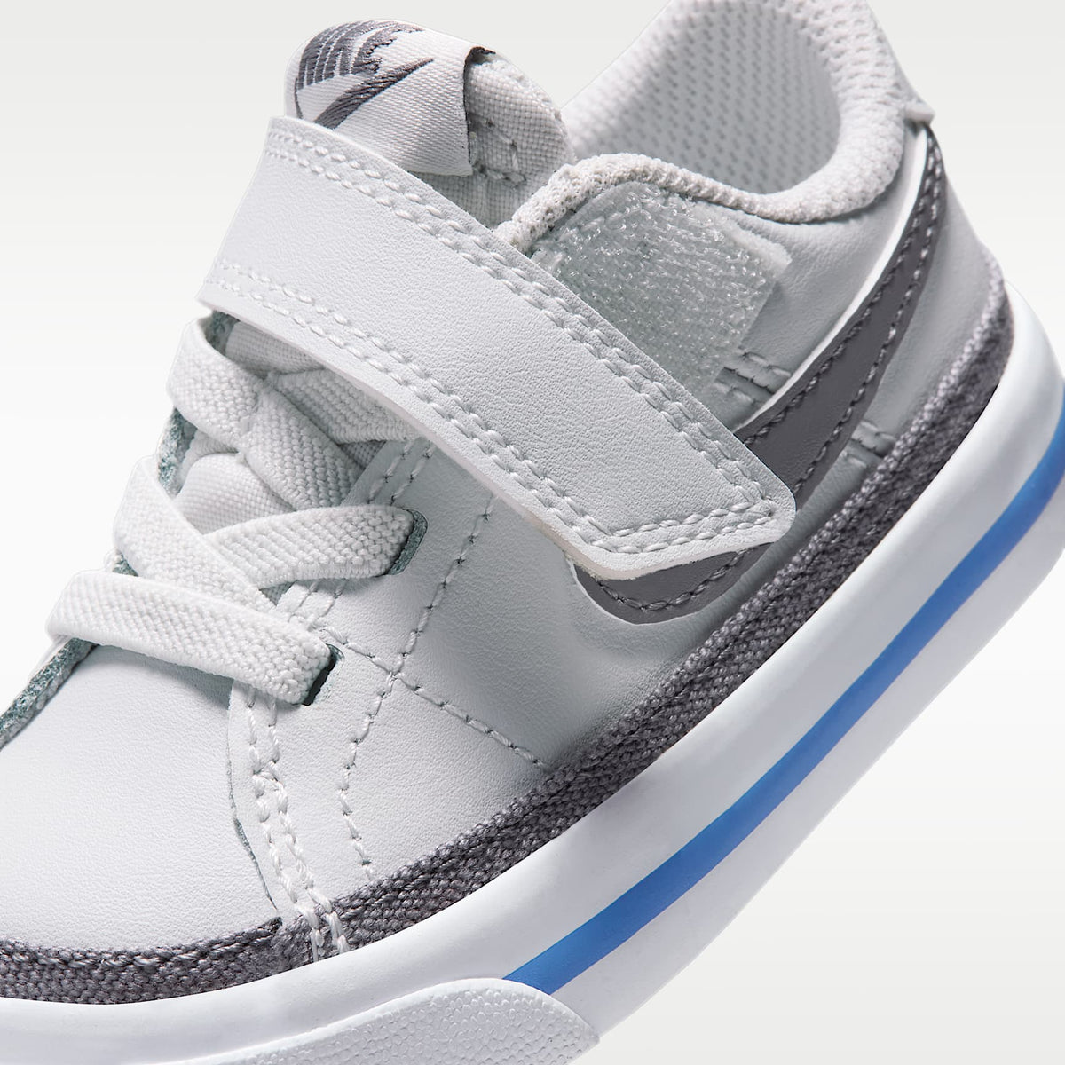 Nike Court Legacy – Blanco cáscara de huevo/Azul cristalino/Blanco/Punta de Lápiz – vista 7