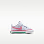 Nike Court Legacy – Gris fútbol/Blanco/Malaquita/Peonía – vista 3