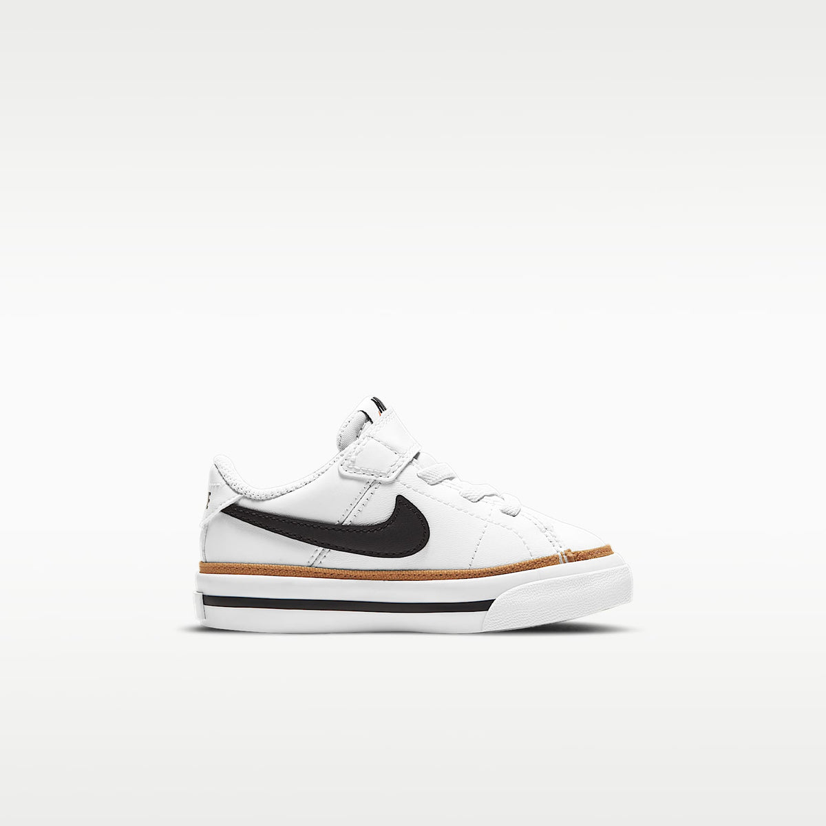 Nike Court Legacy – Blanco/Ocre desierto/Marrón claro goma/Negro – vista 3