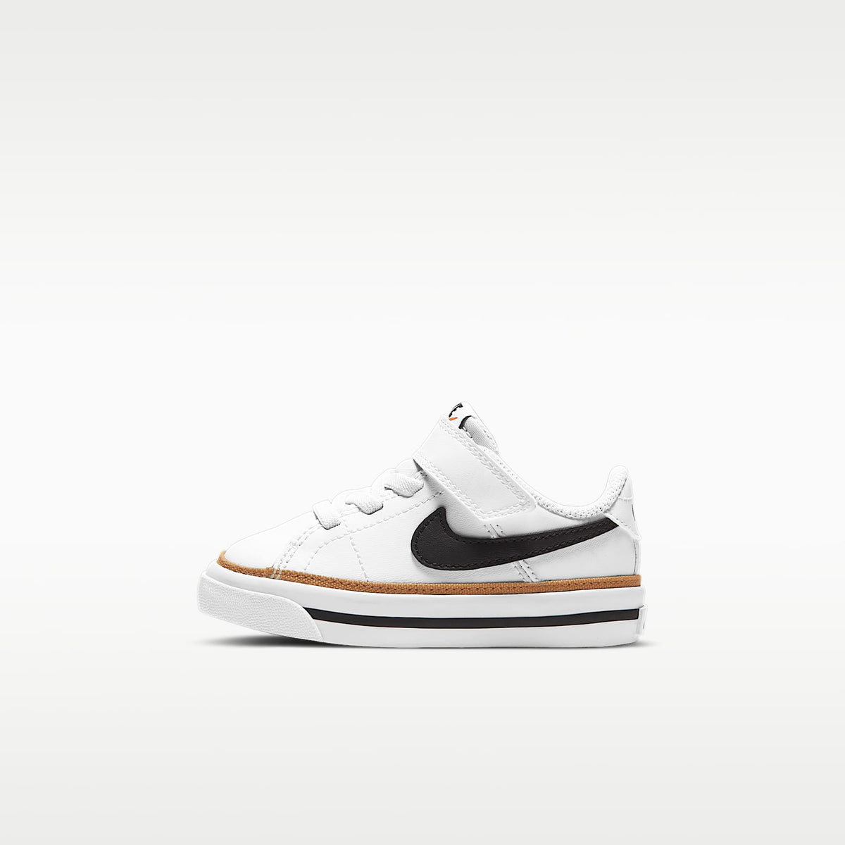 Nike Court Legacy – Blanco/Ocre desierto/Marrón claro goma/Negro – vista 1