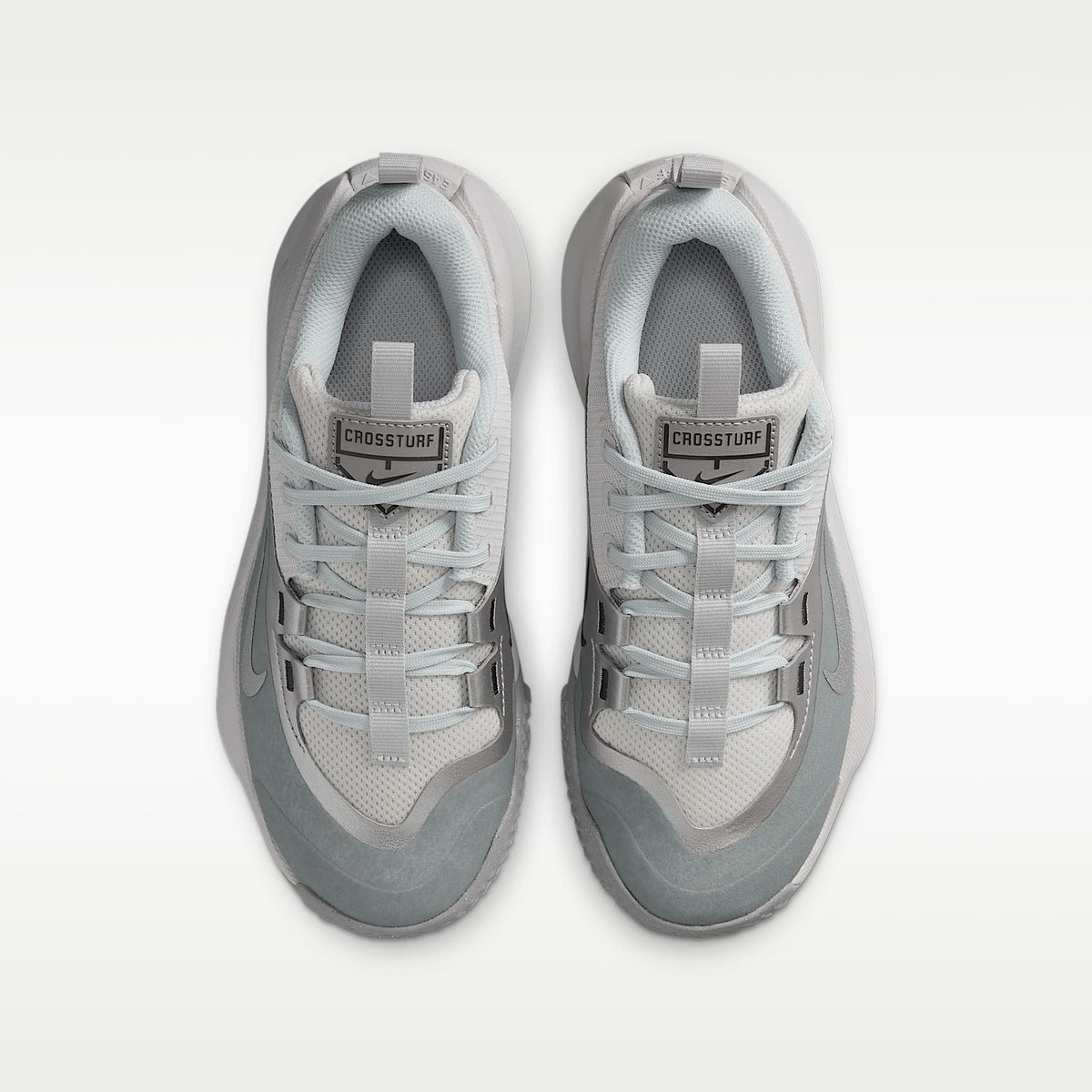 Nike Cross Turf – Polvo fotón/Gris vasto/Plata metalizado – vista 4