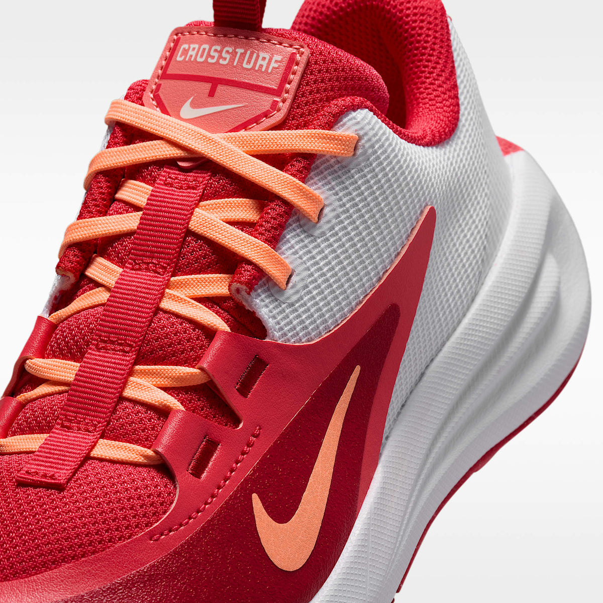 Nike Cross Turf – Rojo fusión/Sonrojo solar/Resplandor crepuscular/Blanco cumbre – vista 7