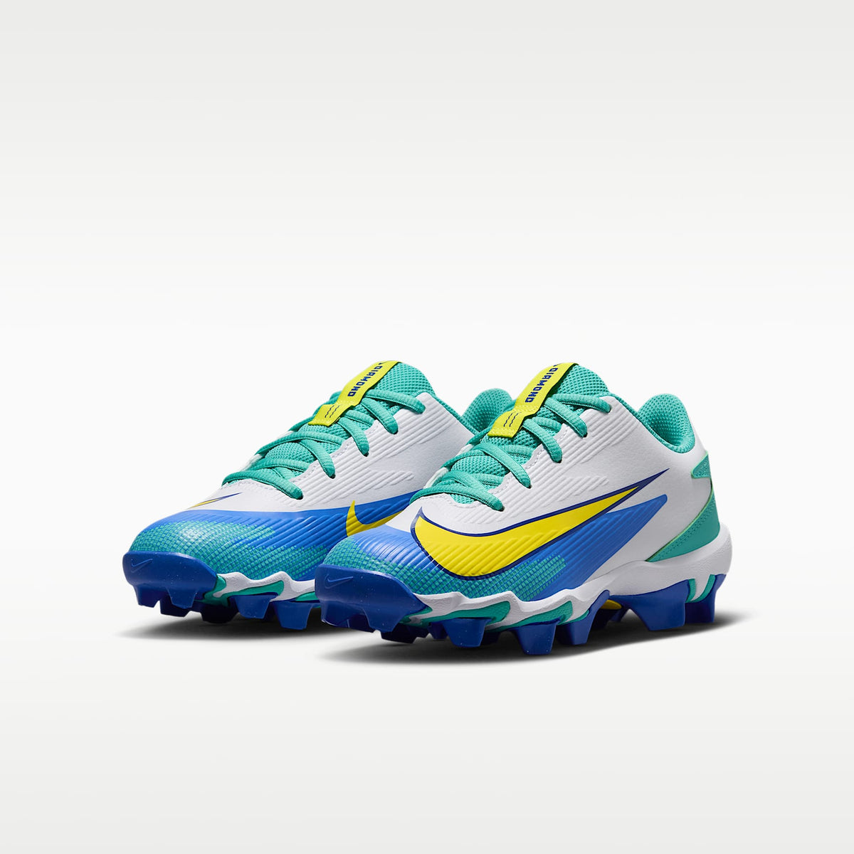 Nike Diamond Clutch – Azul verdoso lavado/Azul carrera claro/Azul eléctrico/Amarillo sónico – vista 5