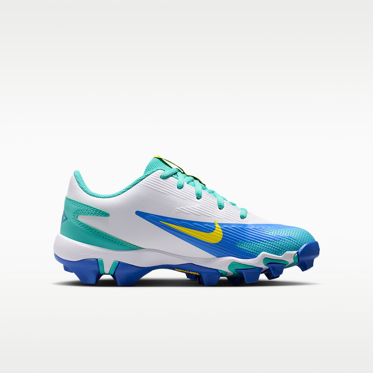 Nike Diamond Clutch – Azul verdoso lavado/Azul carrera claro/Azul eléctrico/Amarillo sónico – vista 3