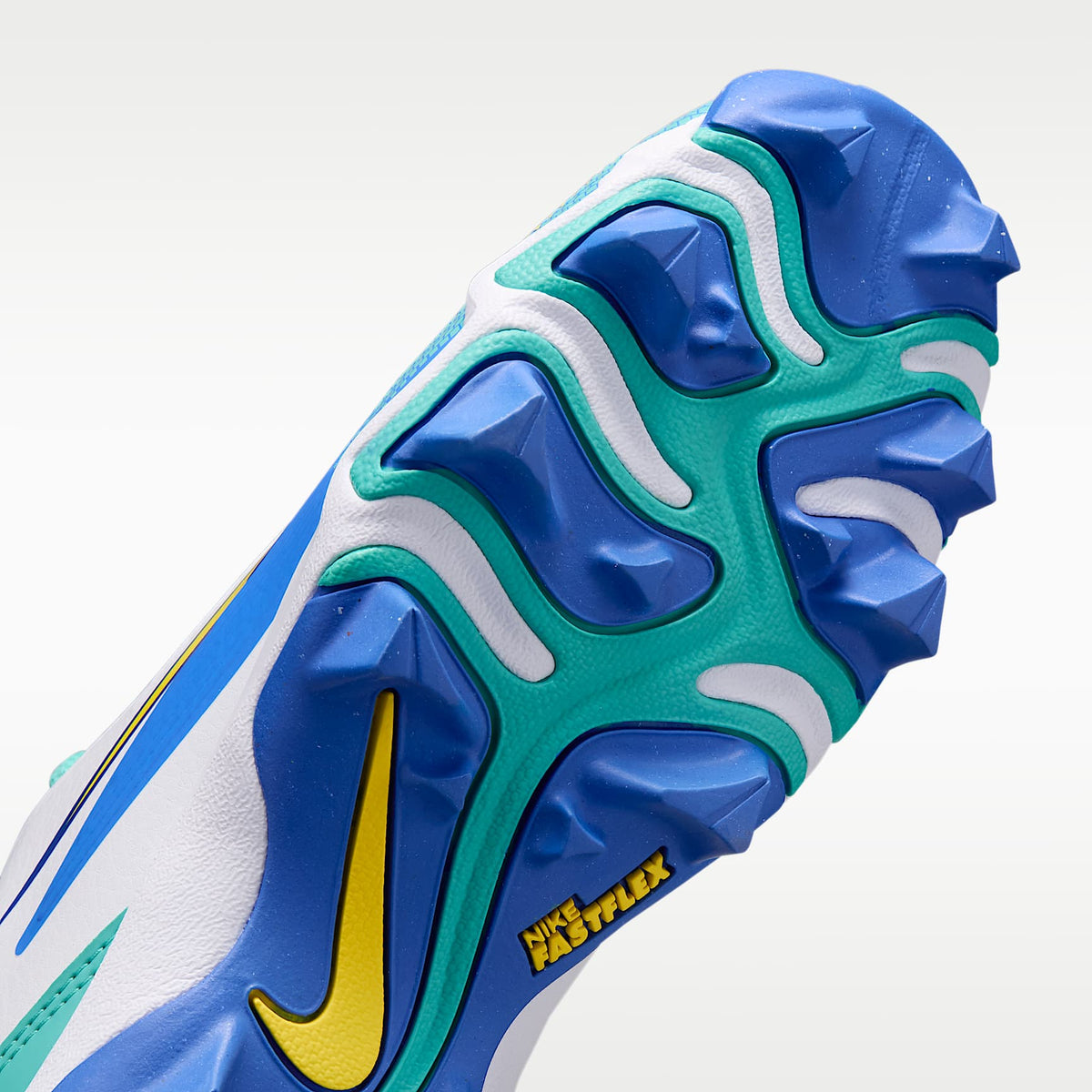 Nike Diamond Clutch – Azul verdoso lavado/Azul carrera claro/Azul eléctrico/Amarillo sónico – vista 7
