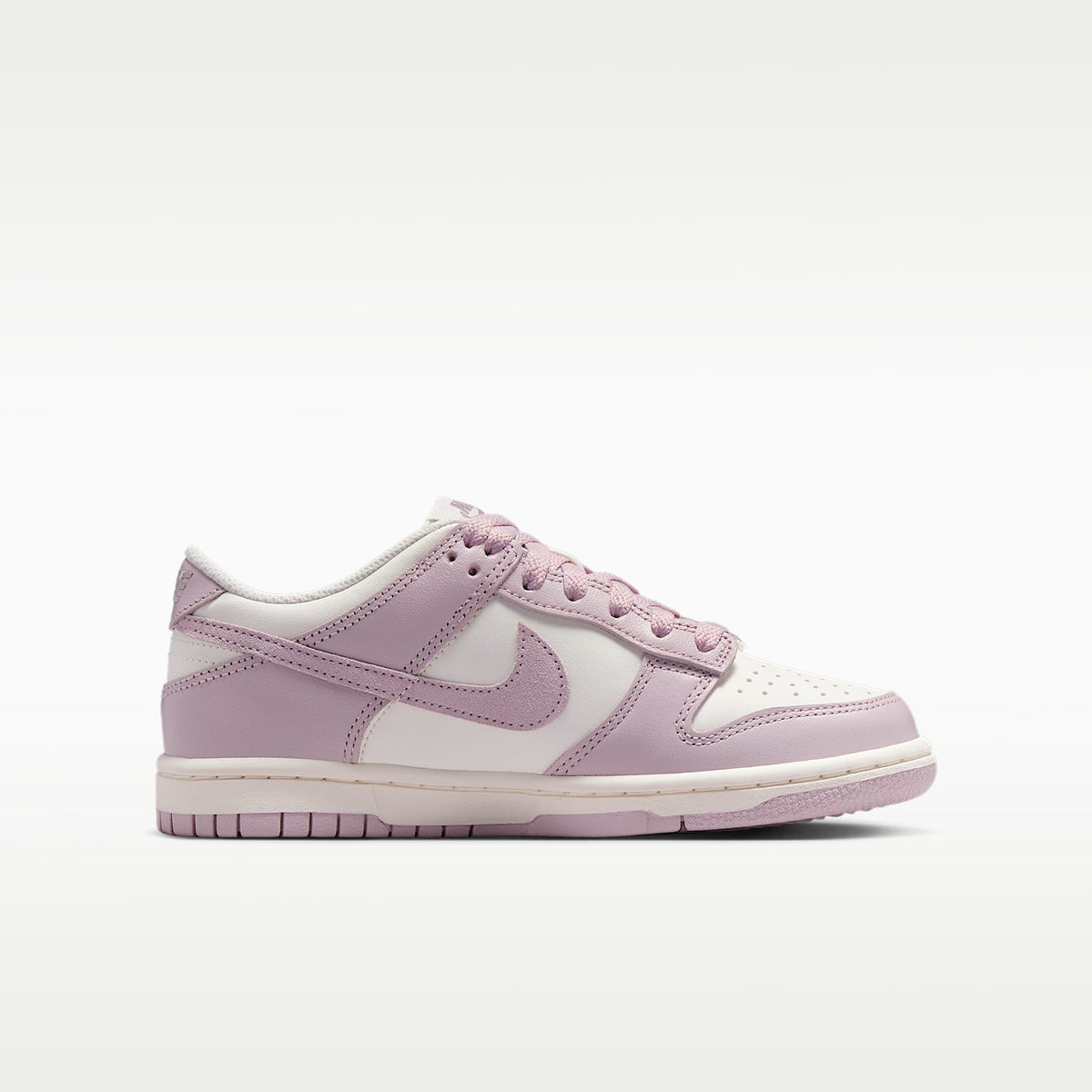 Nike Dunk Low – Vela/Piedra enigma/Rosado partícula – vista 3