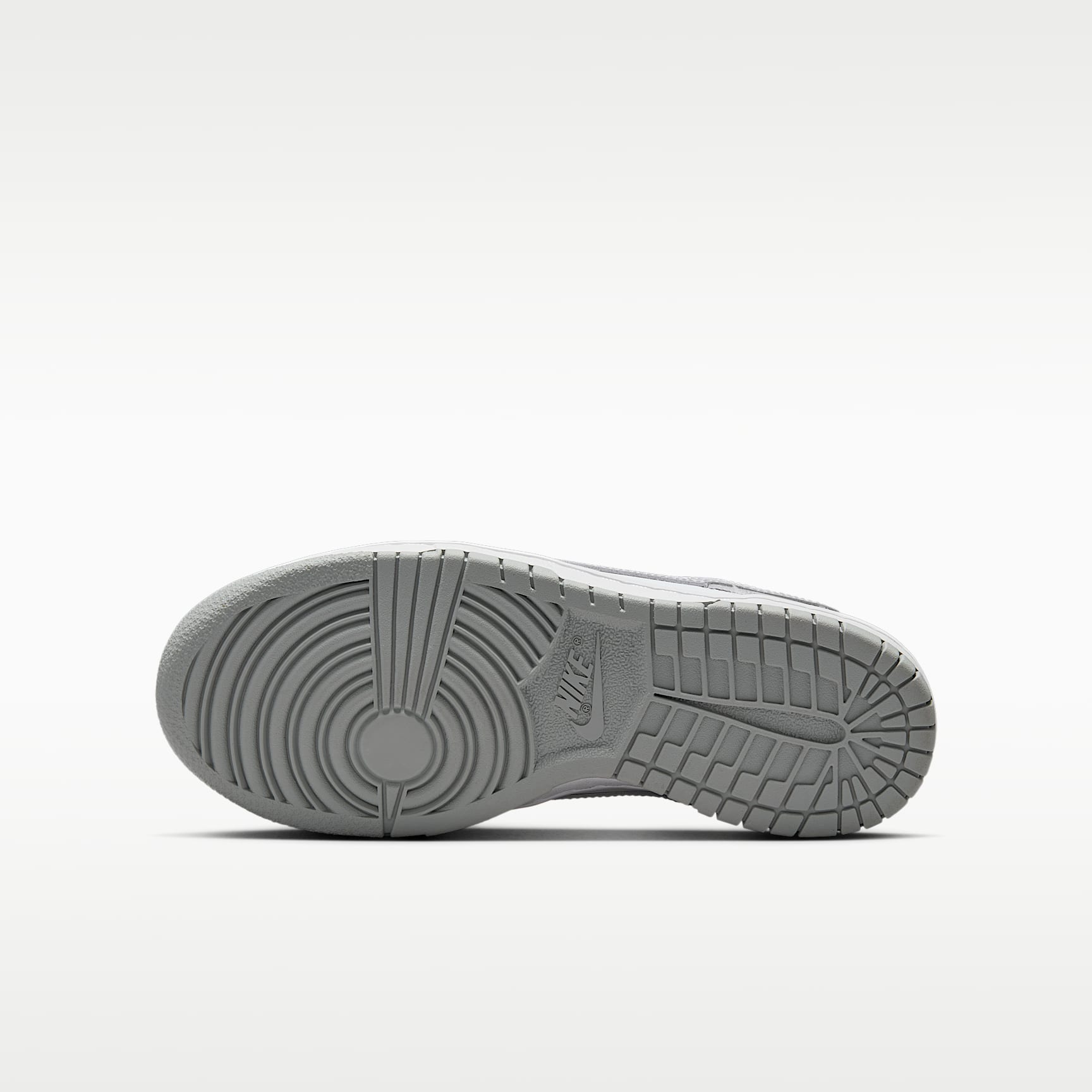Nike Dunk Low – Blanco/Blanco/Gris humo claro – vista 2