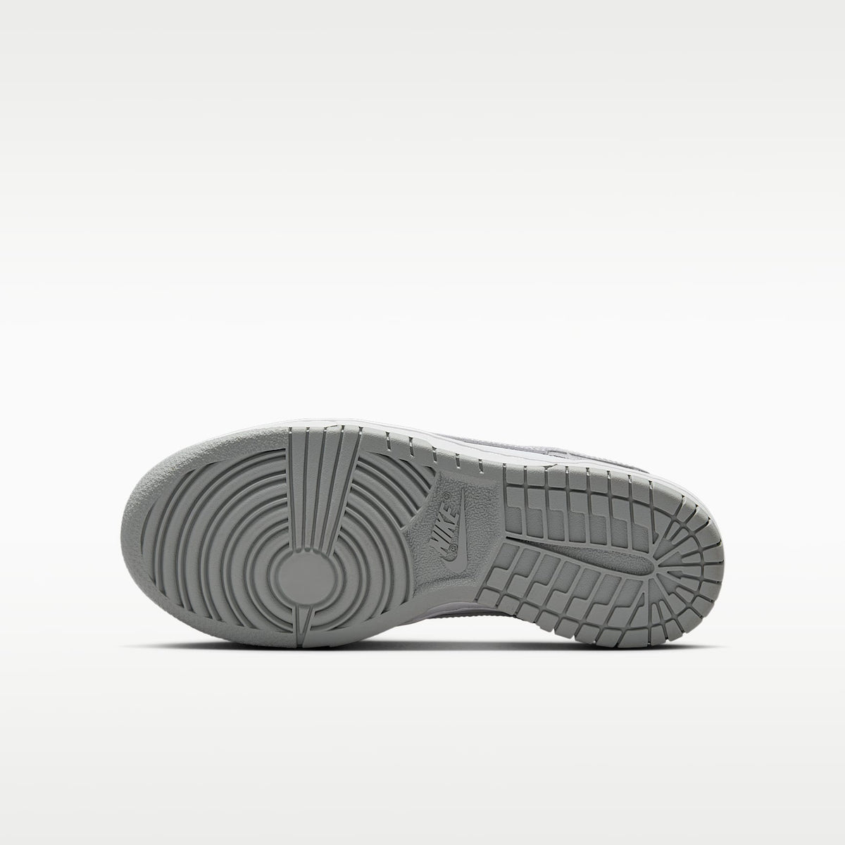 Nike Dunk Low – Blanco/Blanco/Gris humo claro – vista 2