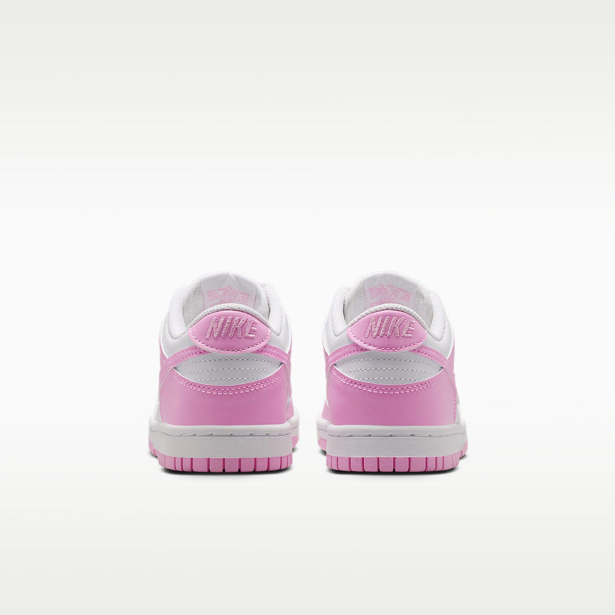 Nike Dunk Low – Blanco/Blanco/Blanco/Rosa amanecer – vista 6