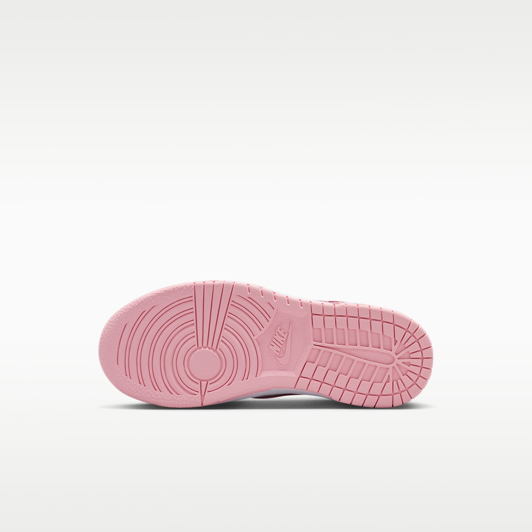 Nike Dunk Low – Blanco/Blanco/Blanco/Rosa suave medio – vista 2