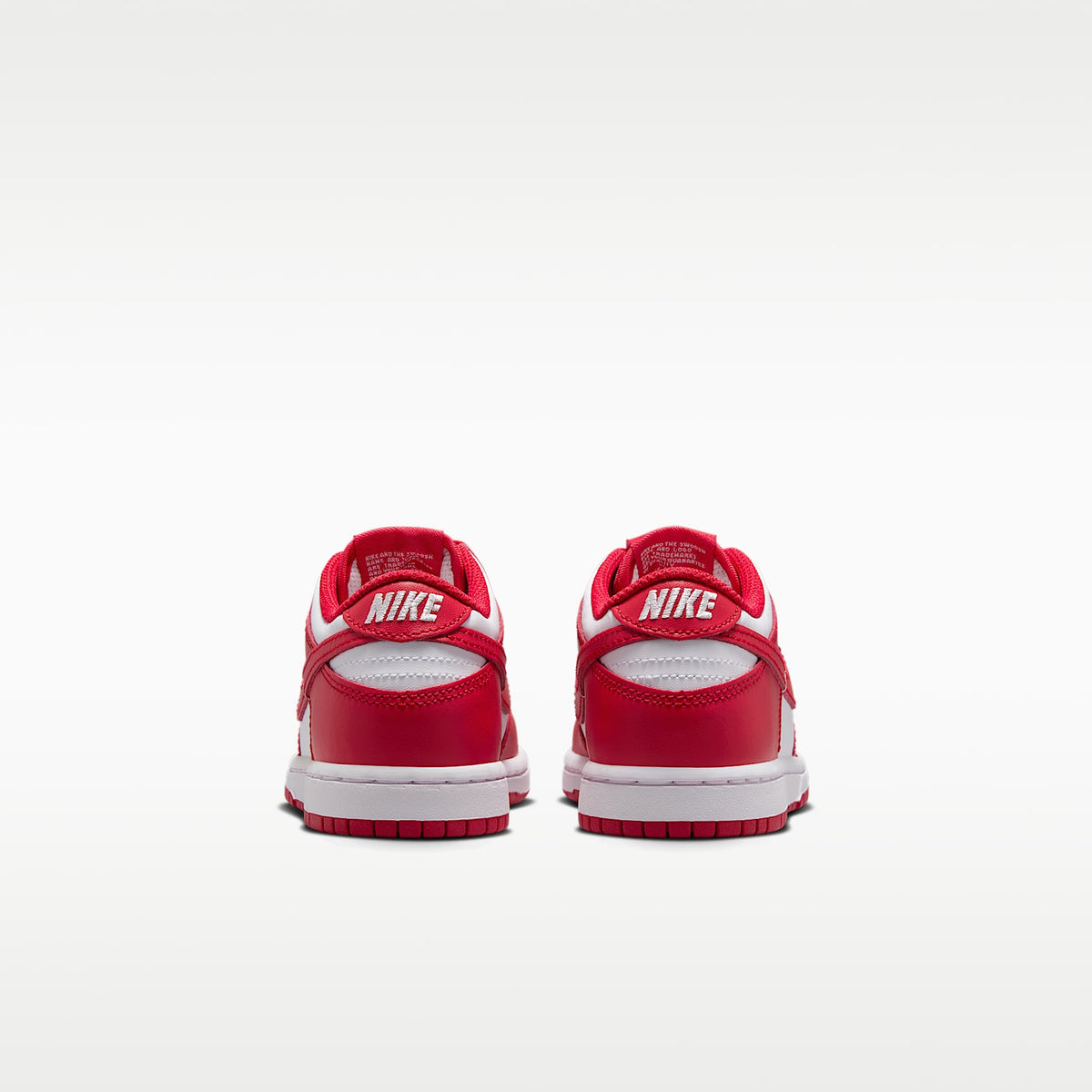 Nike Dunk Low – Blanco/Rojo/Rojo universitario – vista 6