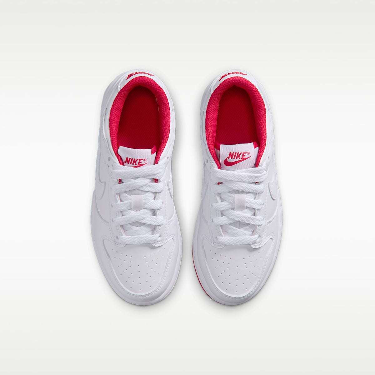 Nike Dunk Low – Blanco/Rojo universitario/Blanco – vista 4